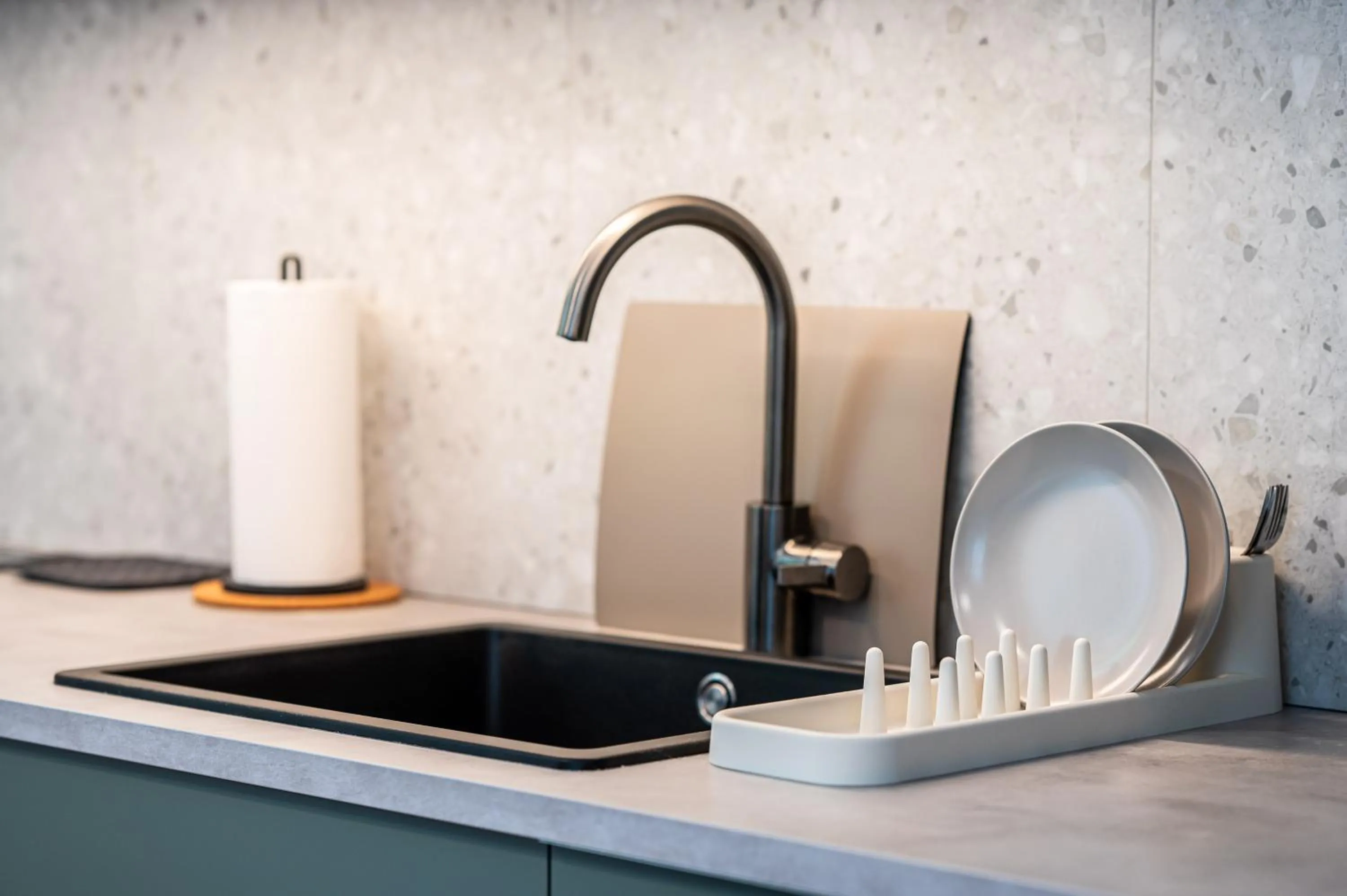 Kitchen or kitchenette in Trip Apartments