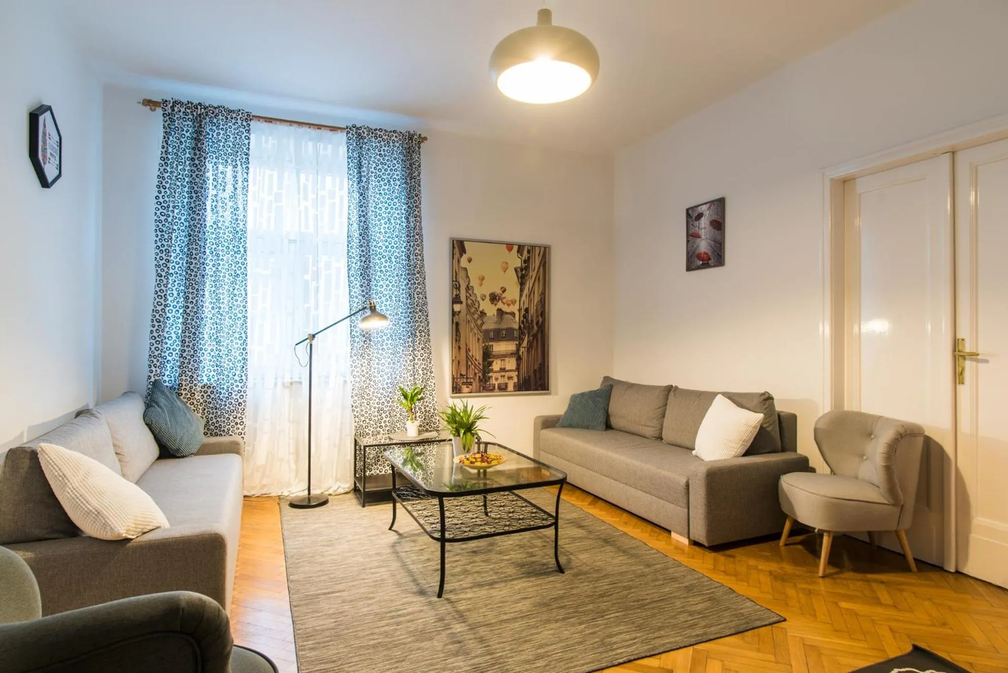 Living room in Trip Apartments