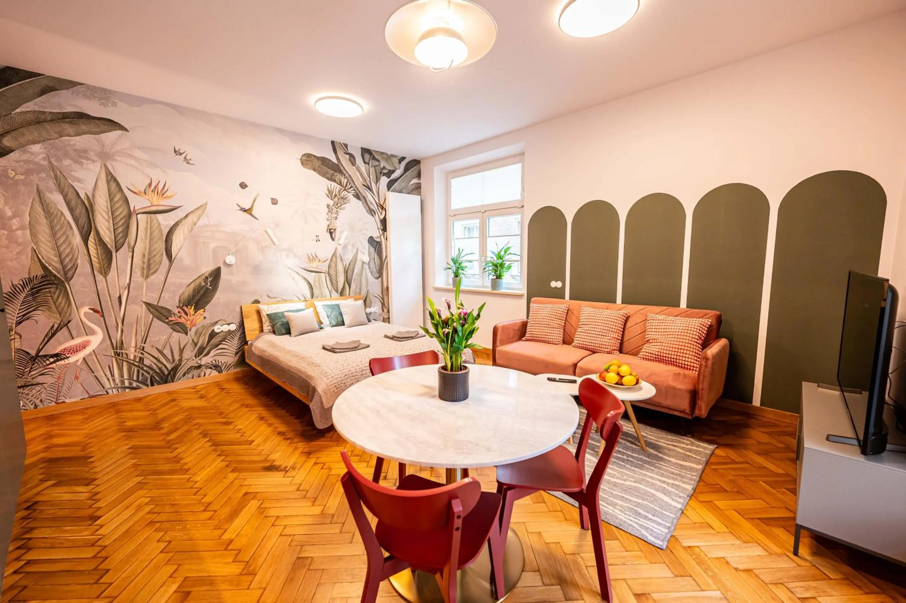 Living room in Trip Apartments
