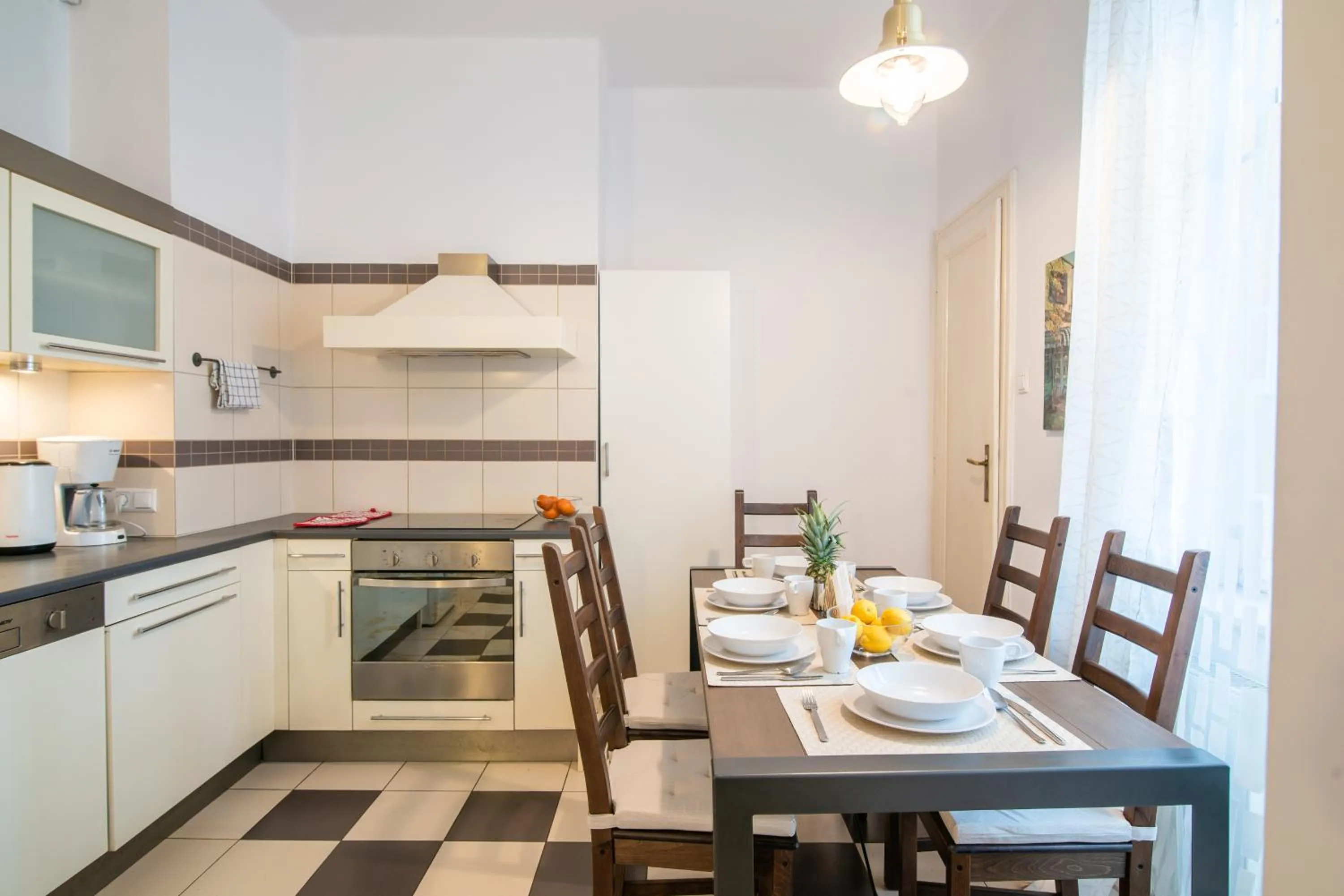 Kitchen or kitchenette in Trip Apartments