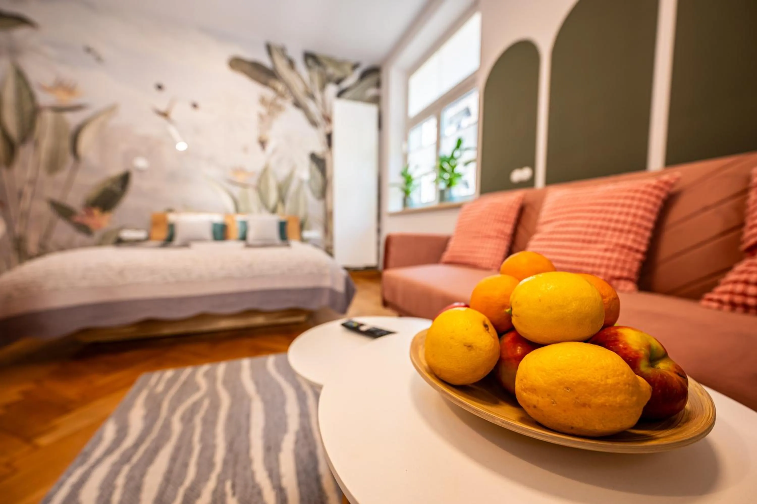 Bed in Trip Apartments