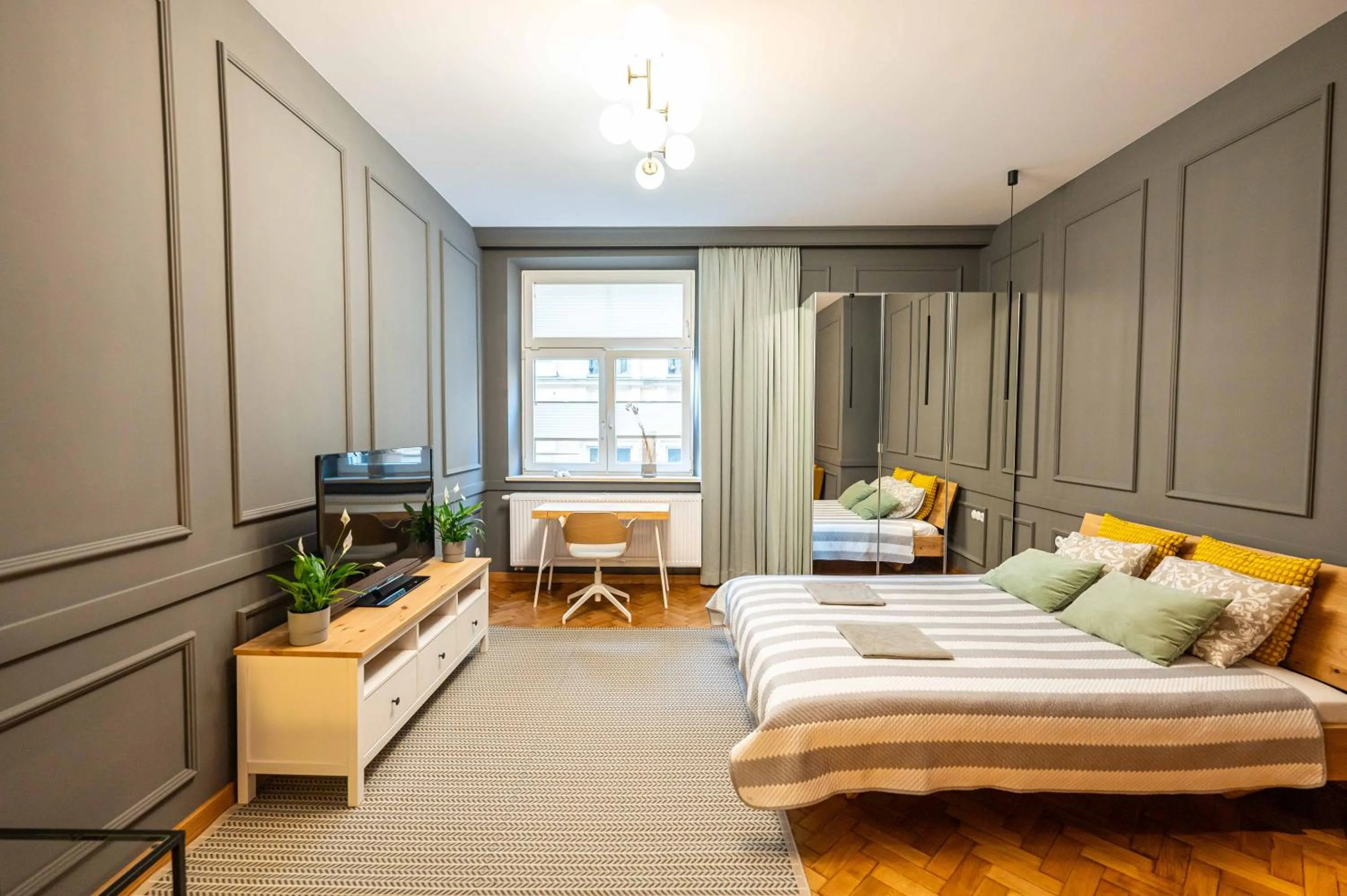 Bed in Trip Apartments