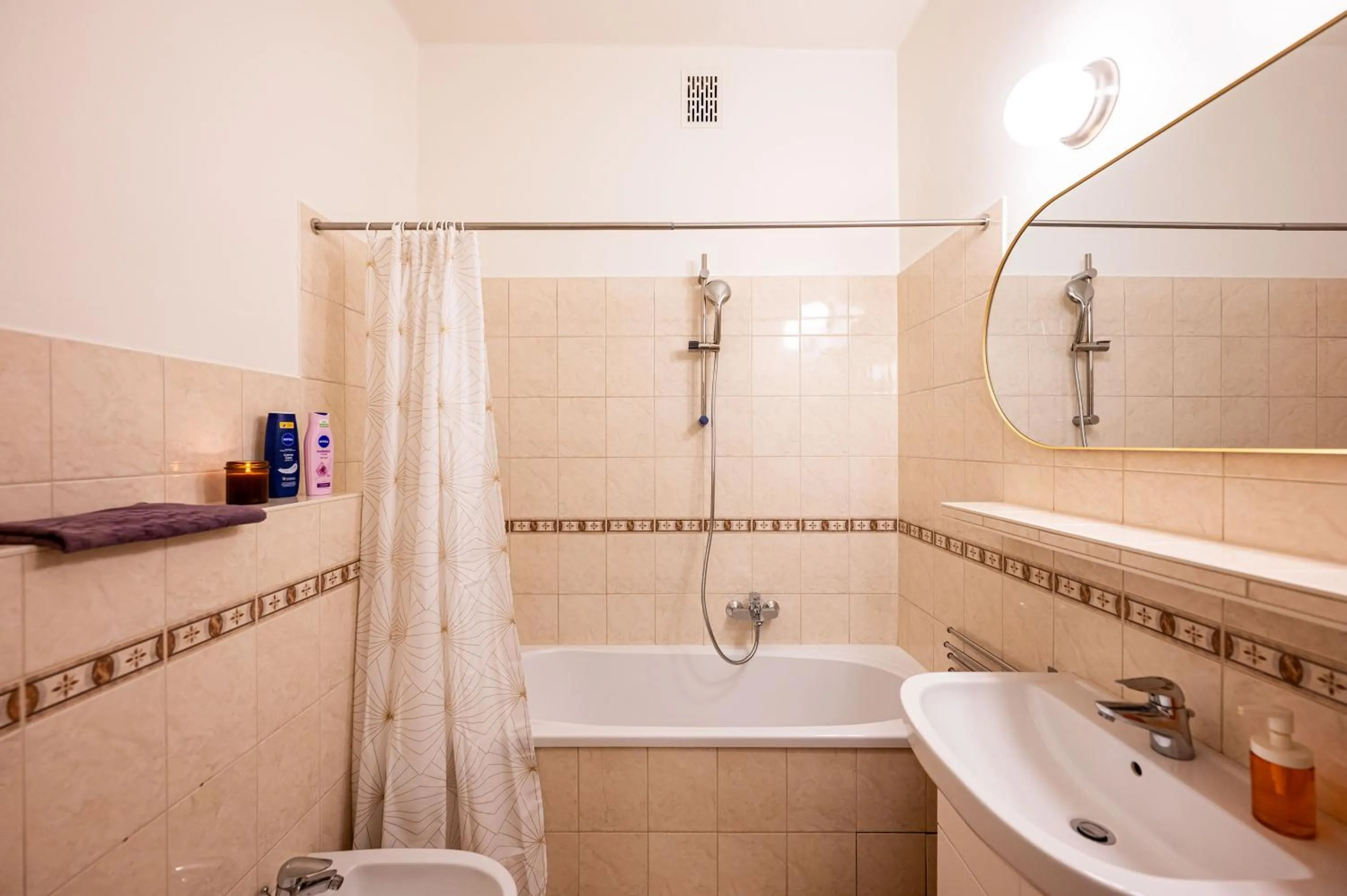 Shower in Trip Apartments