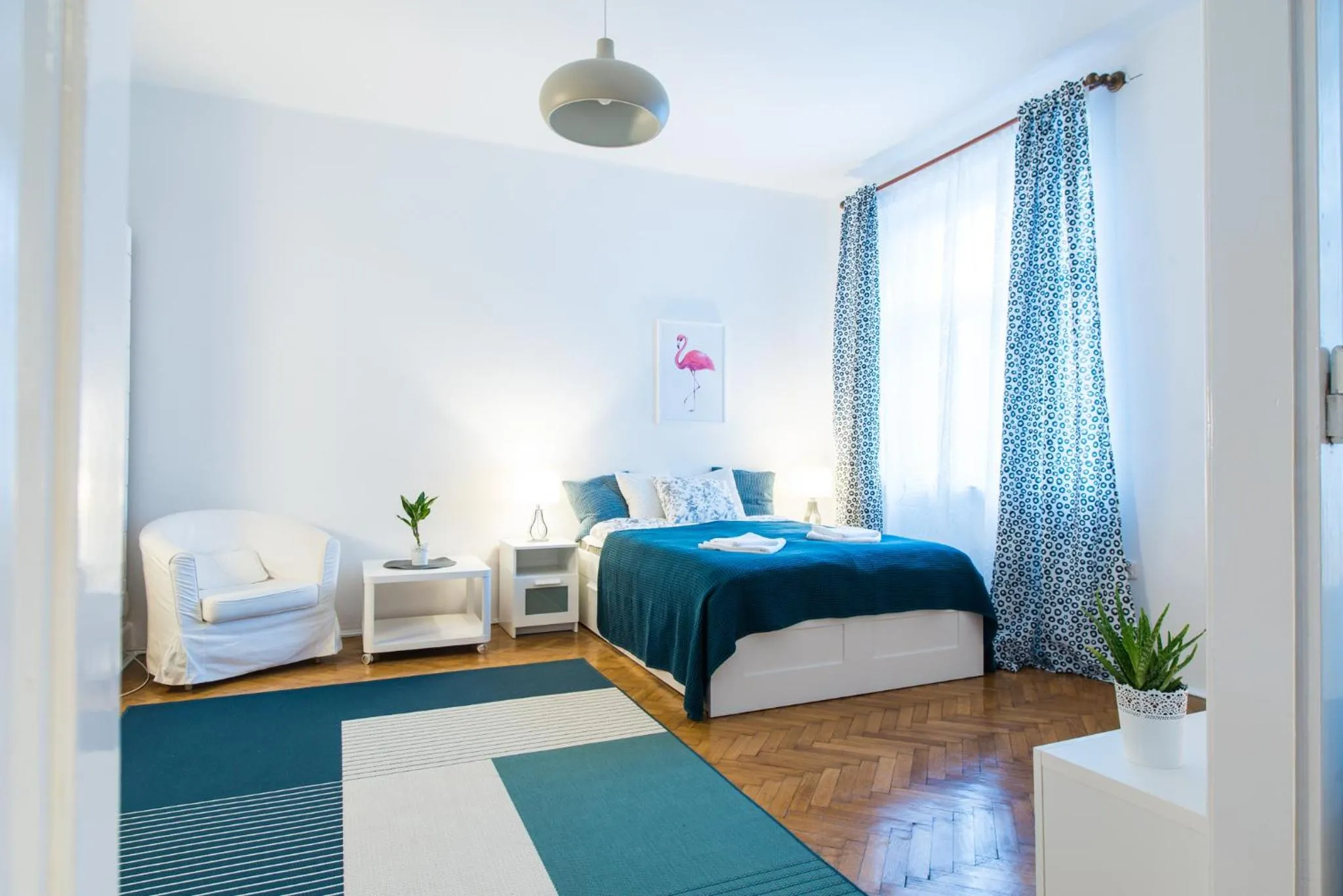 Bed in Trip Apartments