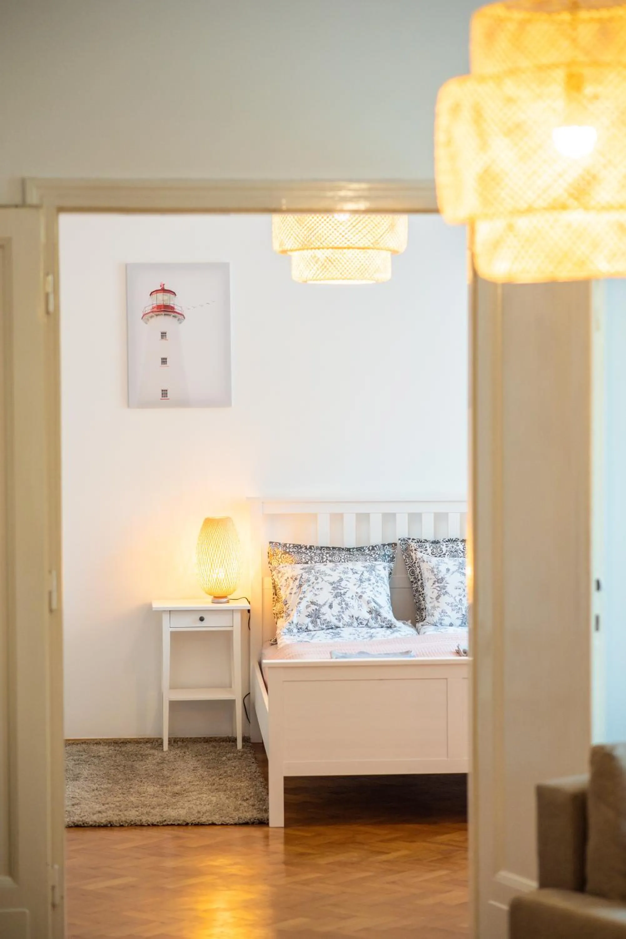 Bed in Trip Apartments