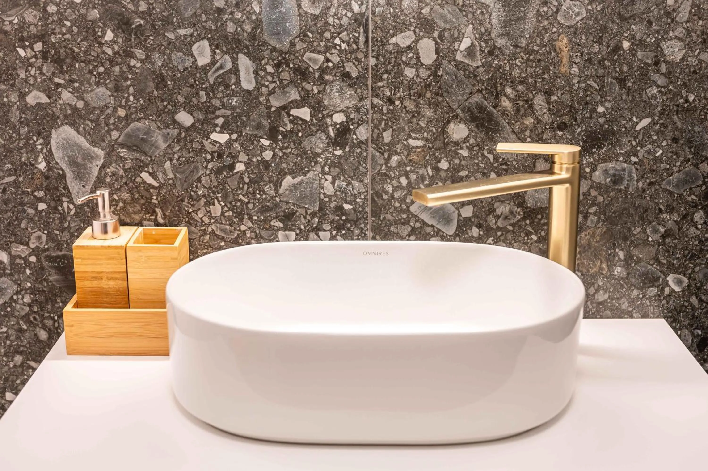 Bathroom in Trip Apartments