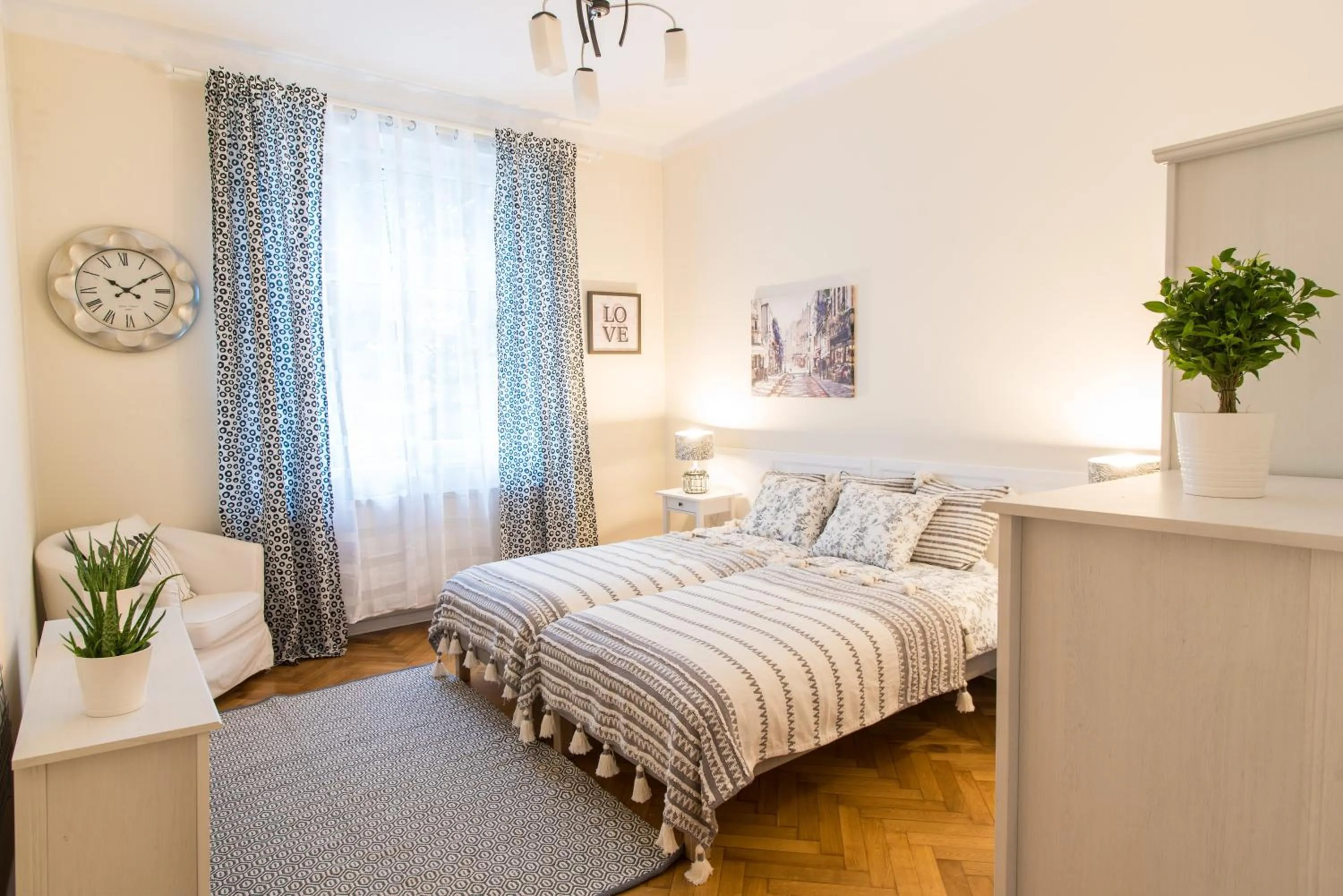 Bed in Trip Apartments