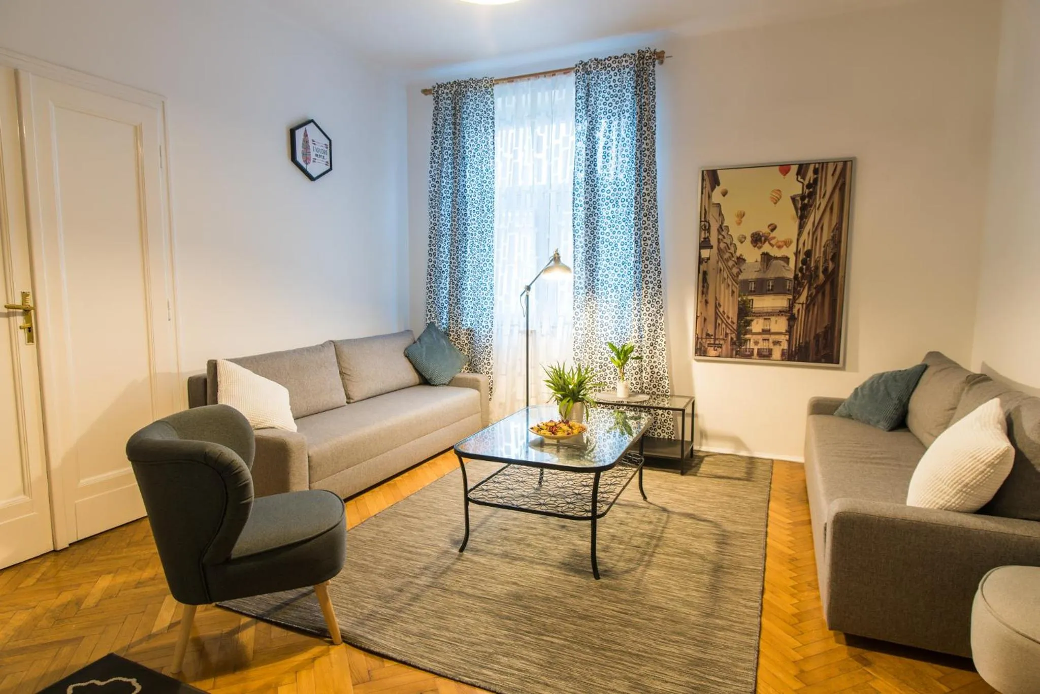 Living room in Trip Apartments