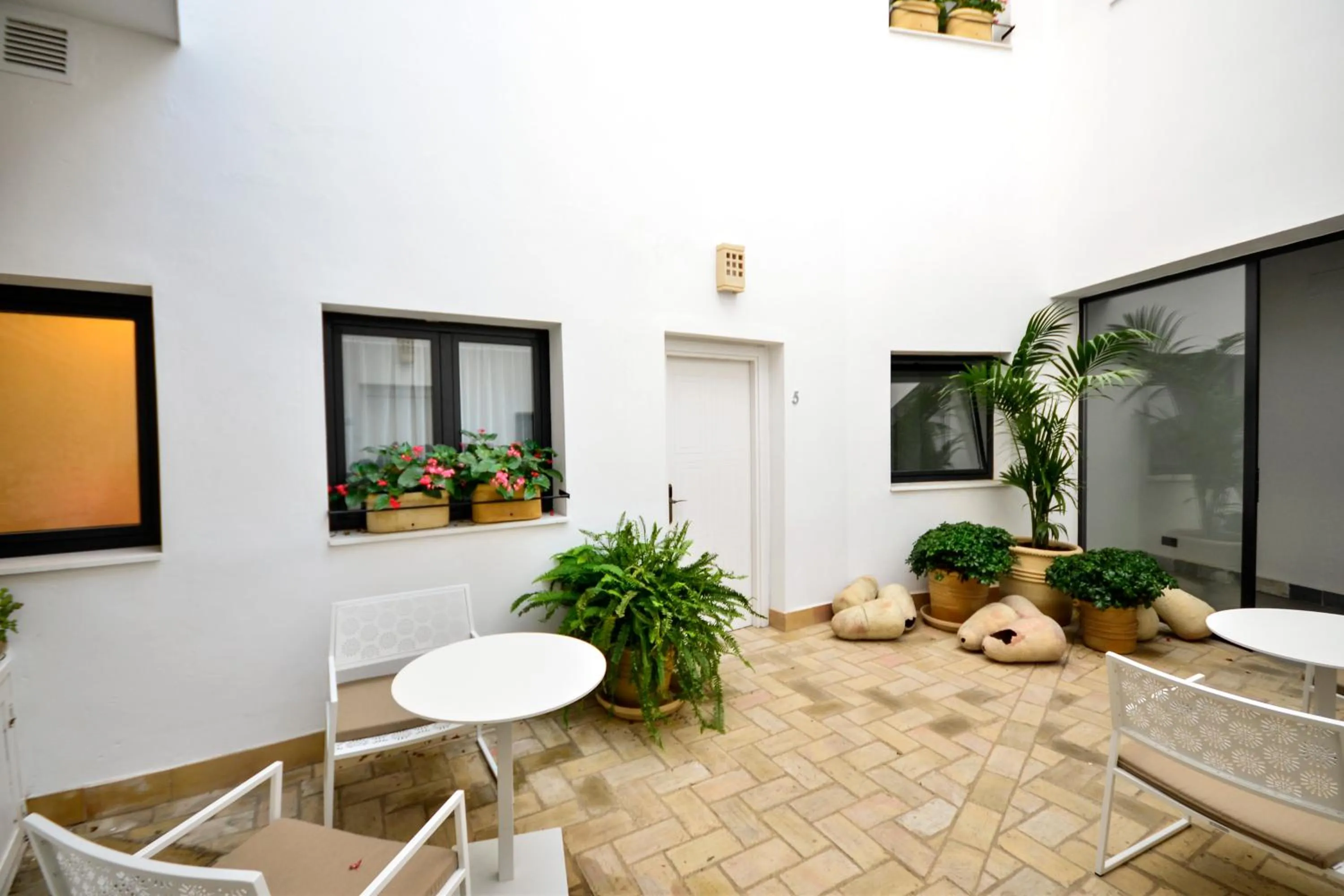 Patio in Legado Alcazar Hotel