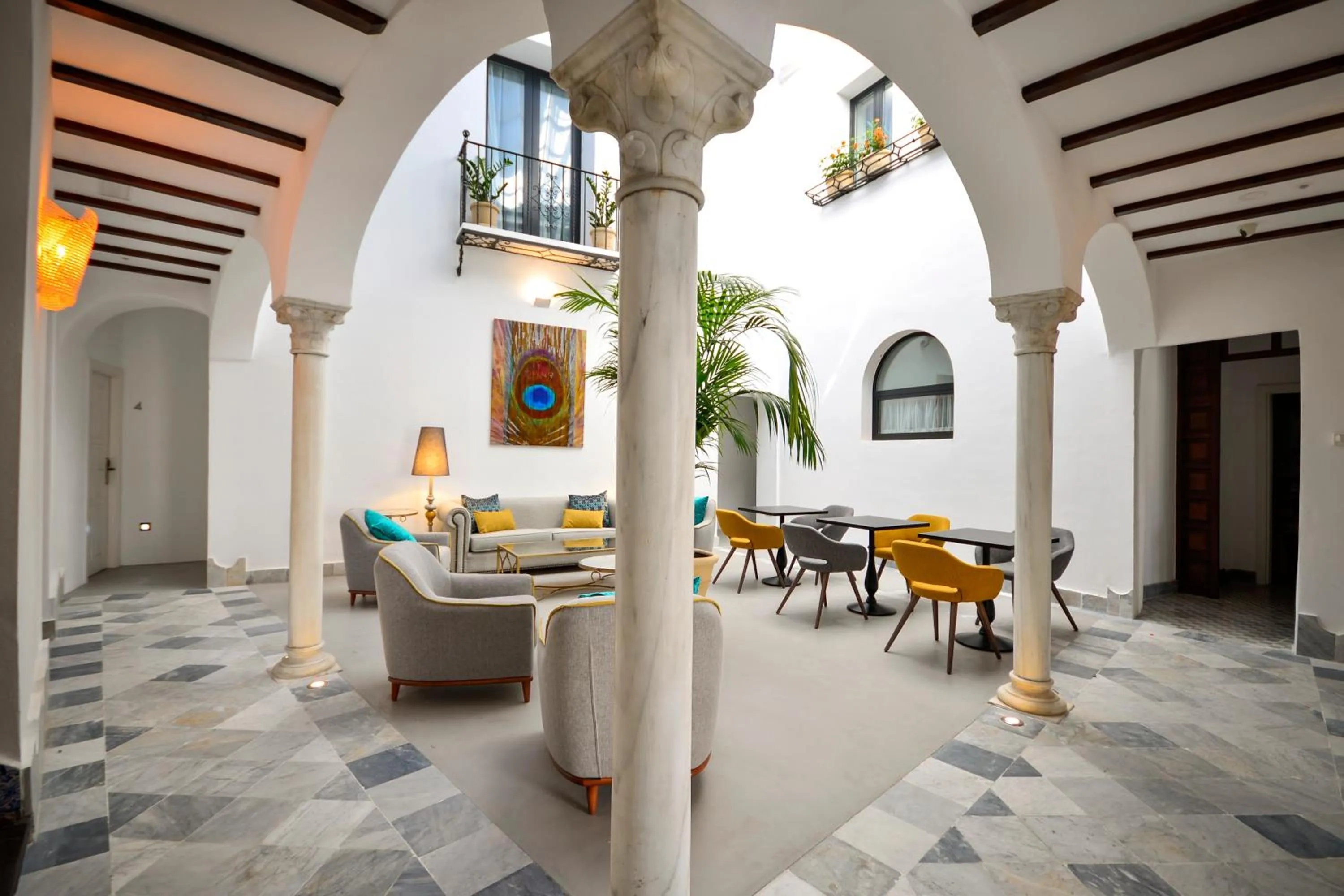 Patio in Legado Alcazar Hotel