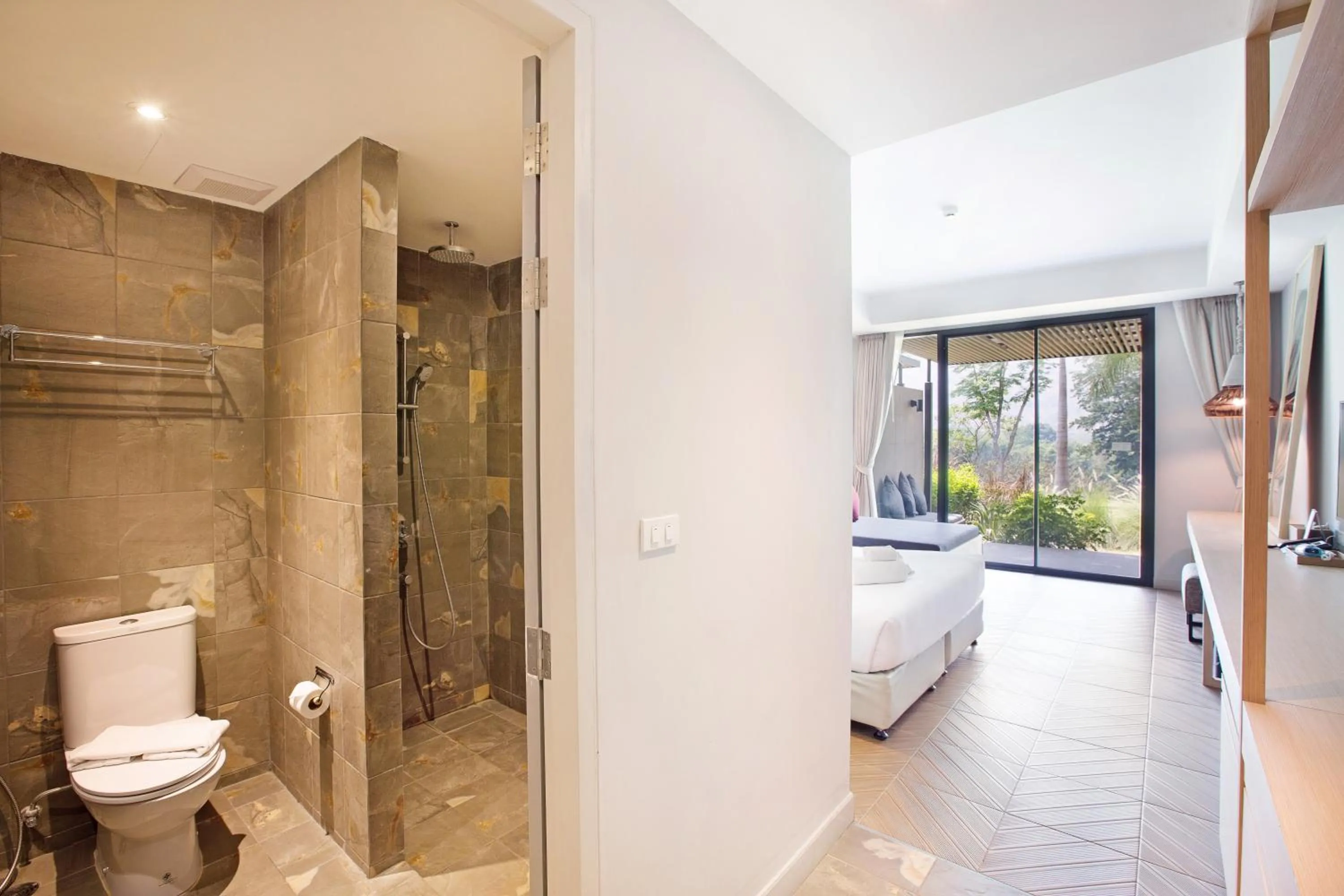 Bathroom in Mida Resort Kanchanaburi - SHA PLUS