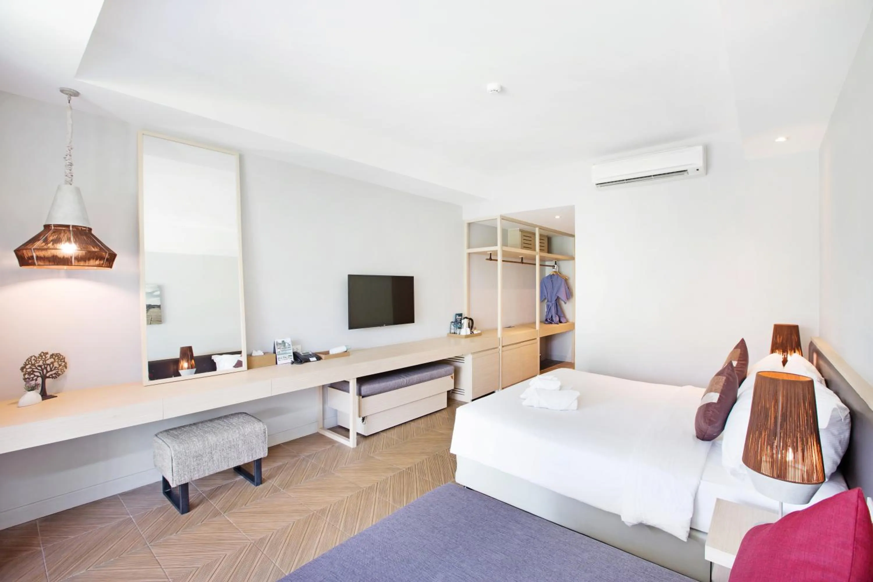 Photo of the whole room, Bed in Mida Resort Kanchanaburi - SHA PLUS