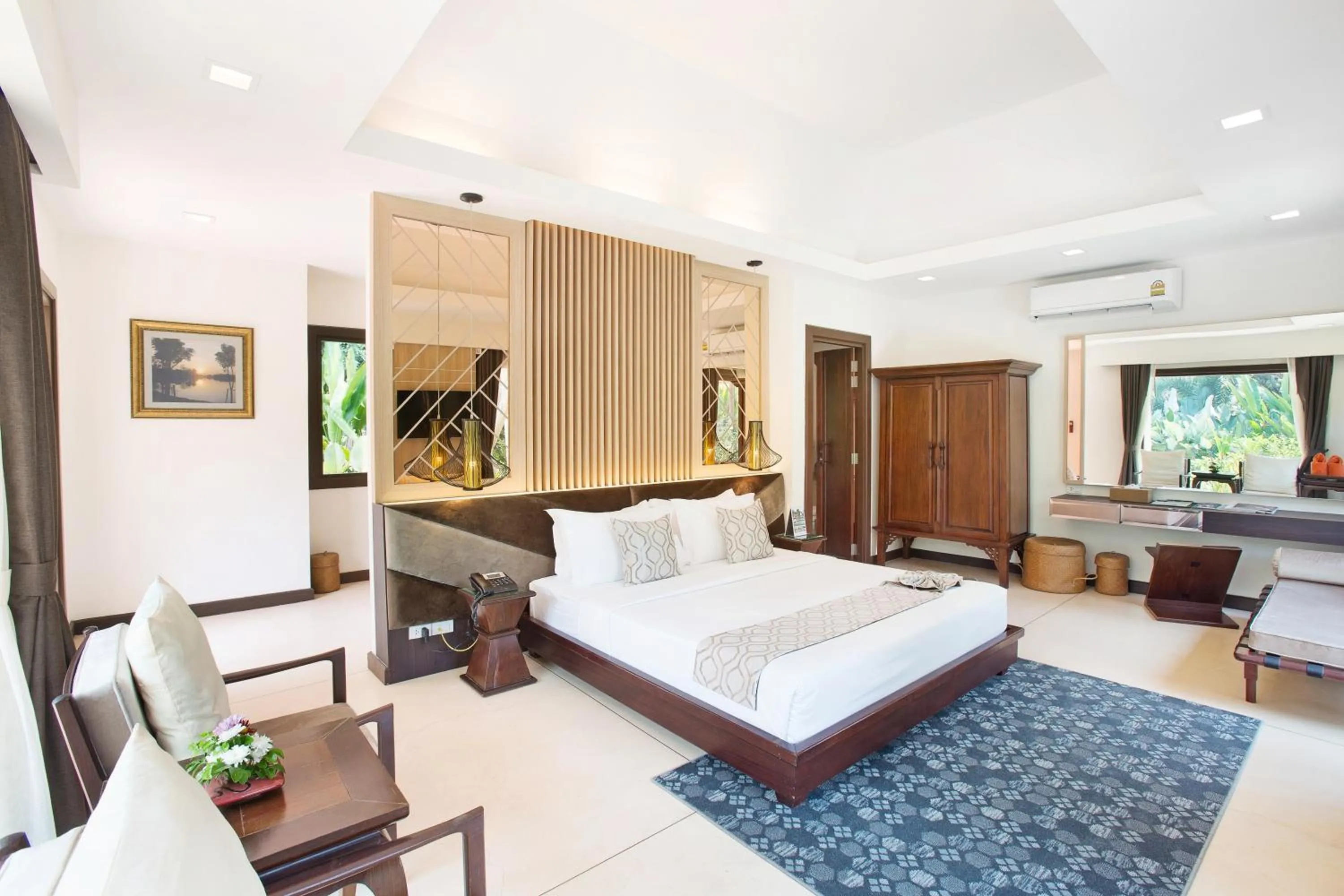 Photo of the whole room, Bed in Mida Resort Kanchanaburi - SHA PLUS