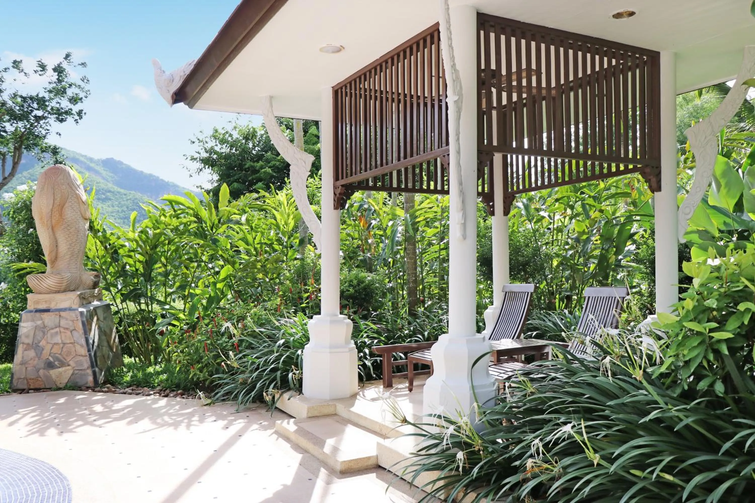 Patio in Mida Resort Kanchanaburi - SHA PLUS