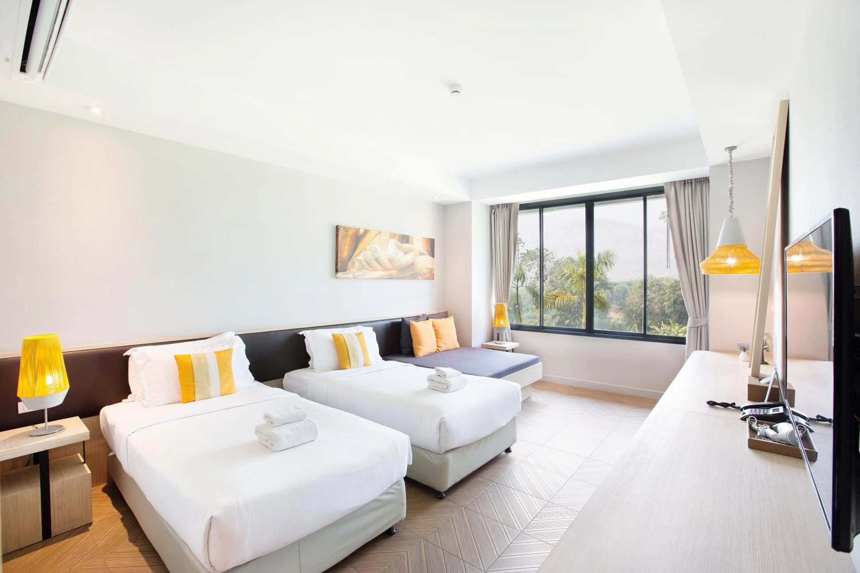 Photo of the whole room, Bed in Mida Resort Kanchanaburi - SHA PLUS