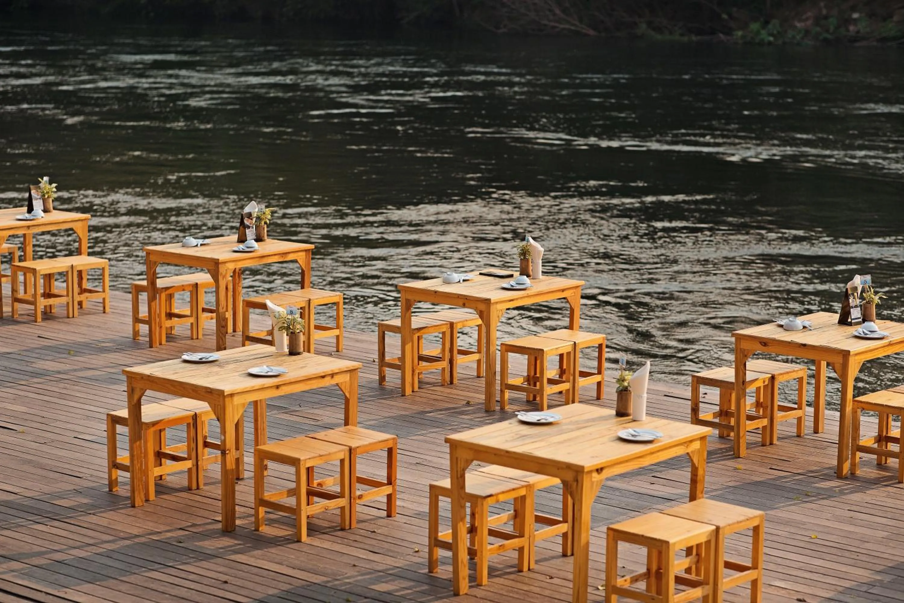 Restaurant/places to eat in Mida Resort Kanchanaburi - SHA PLUS