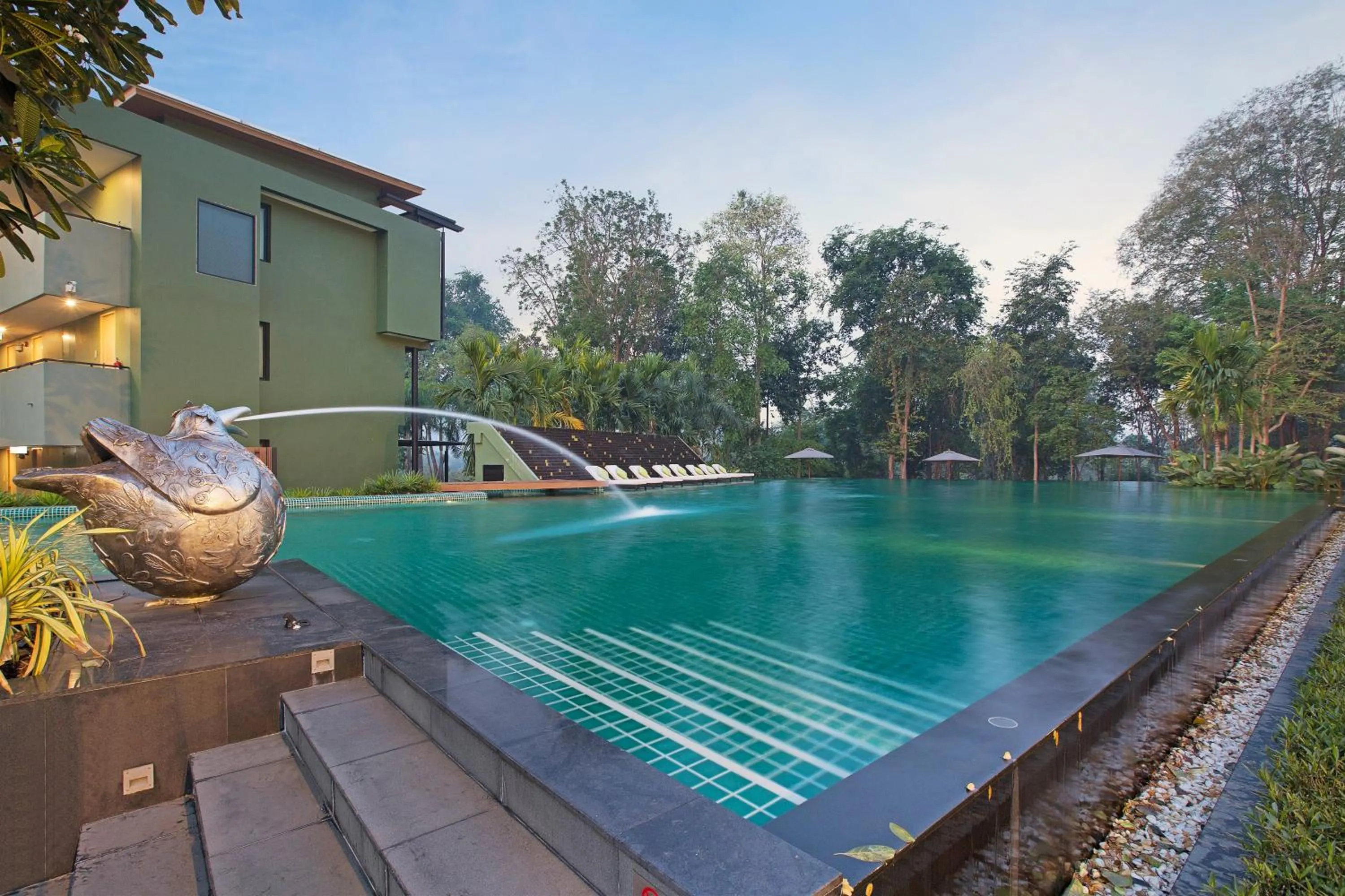 Swimming pool in Mida Resort Kanchanaburi - SHA PLUS