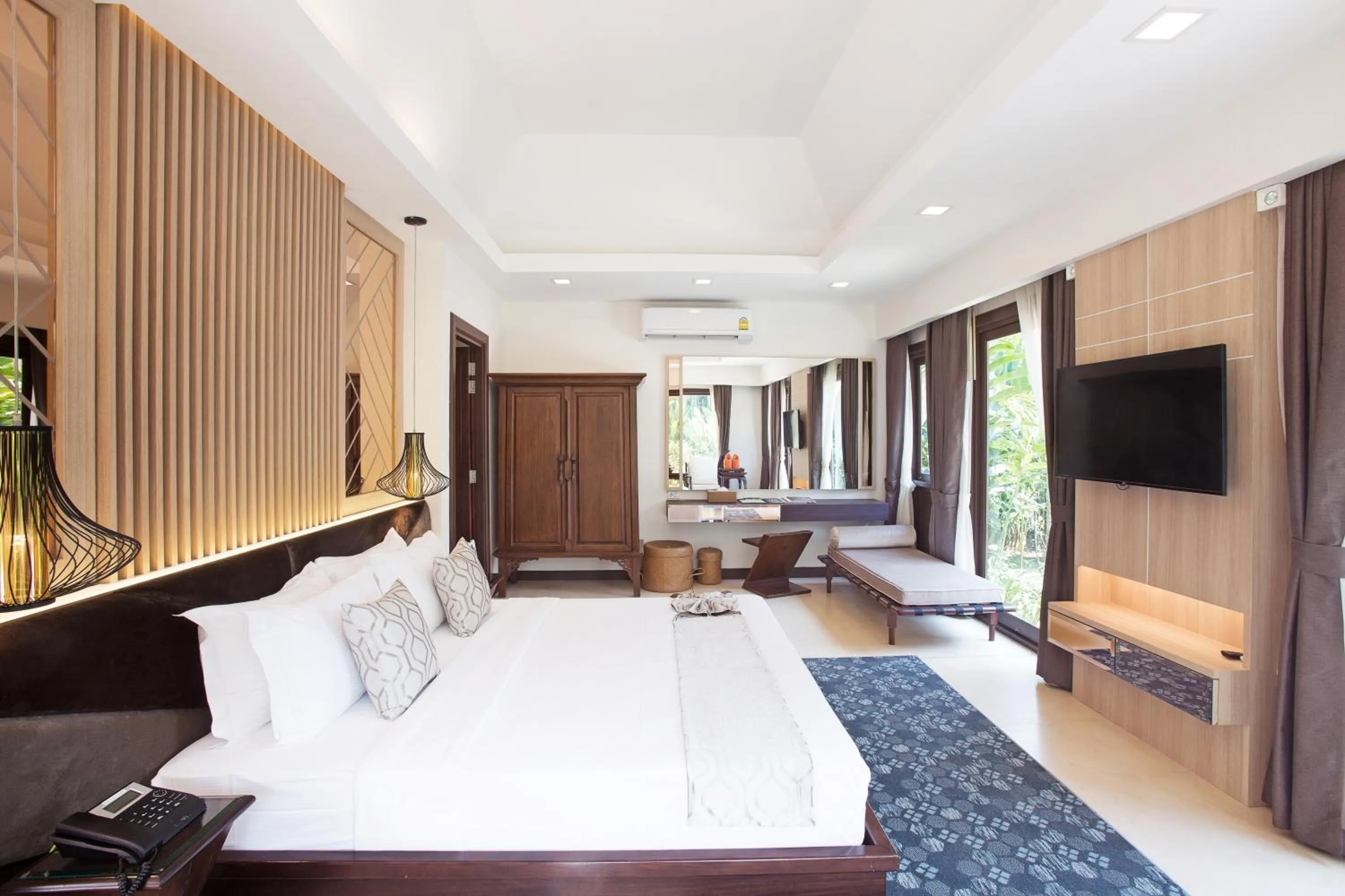 TV and multimedia, Bed in Mida Resort Kanchanaburi - SHA PLUS