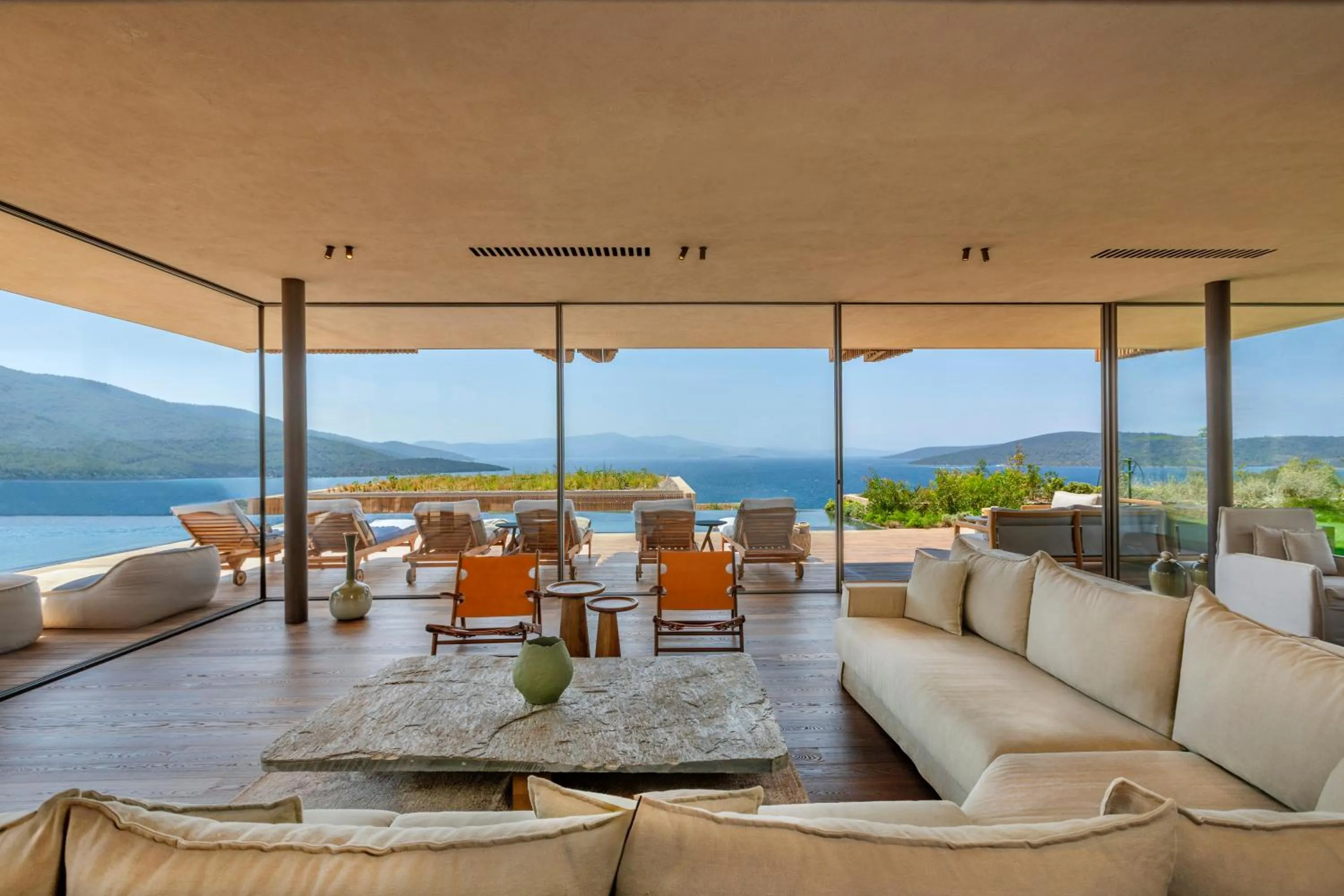 Living room in Lujo Hotel Bodrum