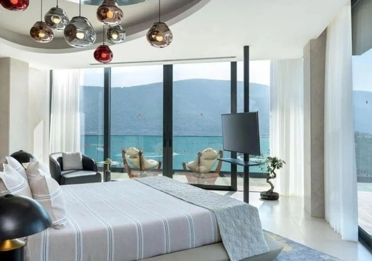 Bedroom, Bed in Lujo Hotel Bodrum