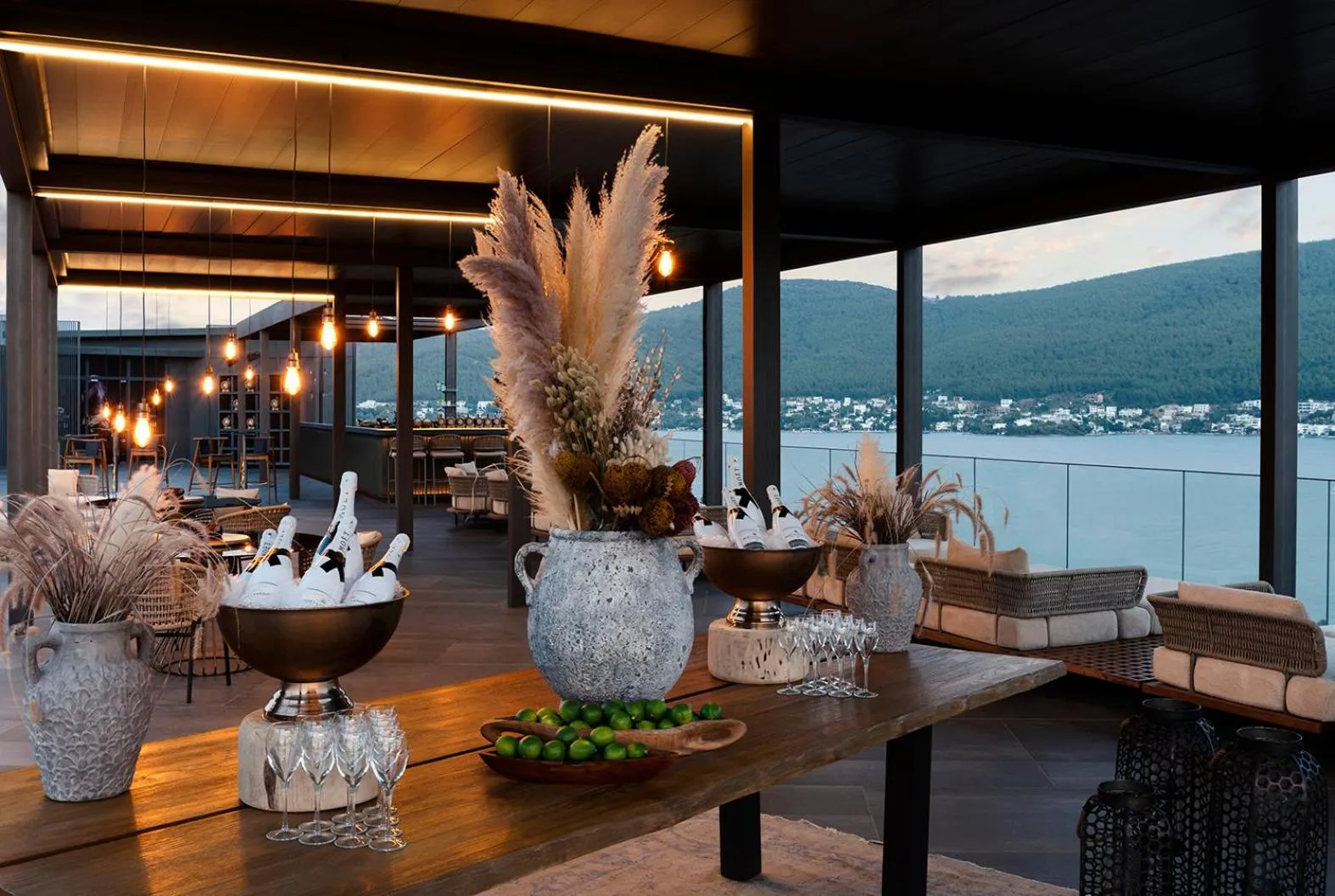 Seating area in Lujo Hotel Bodrum