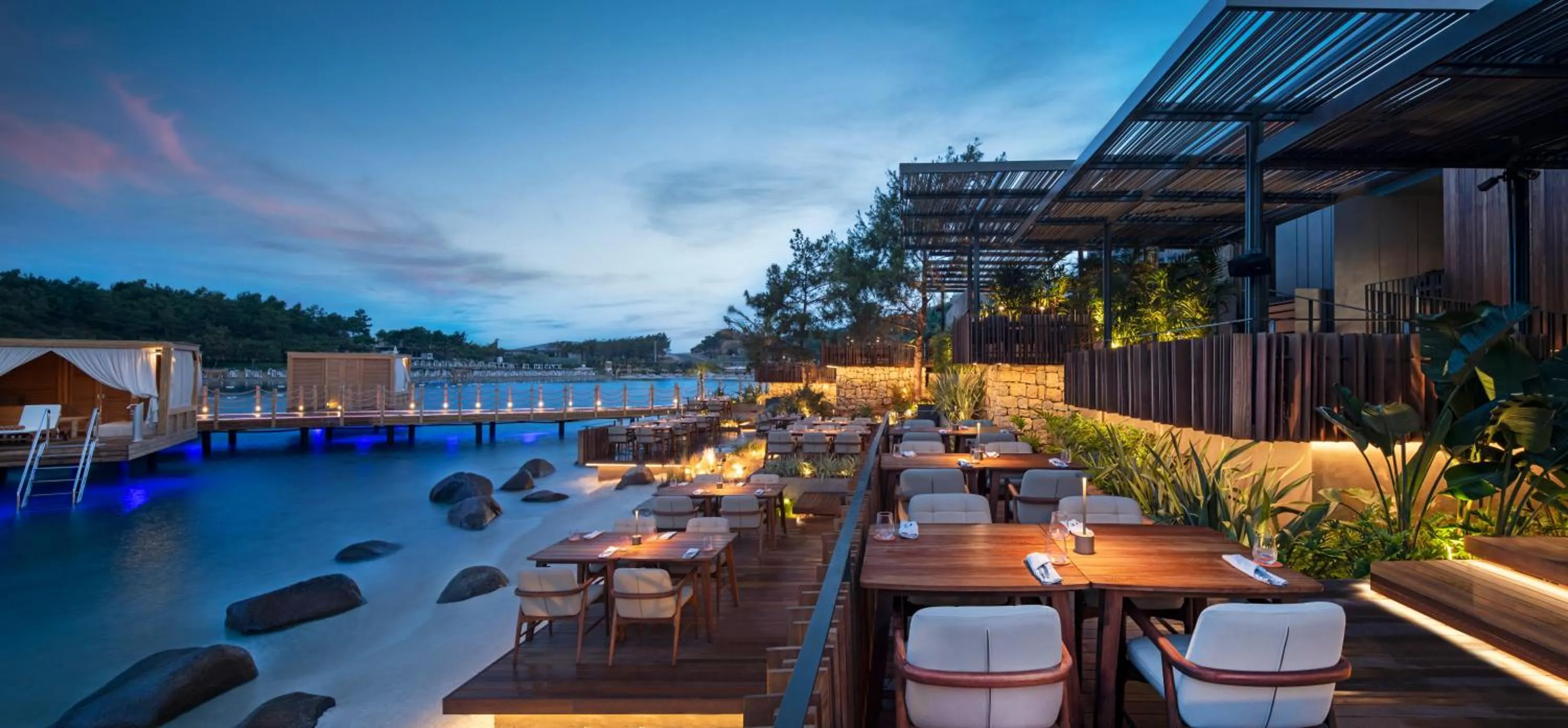 Restaurant/places to eat in Lujo Hotel Bodrum