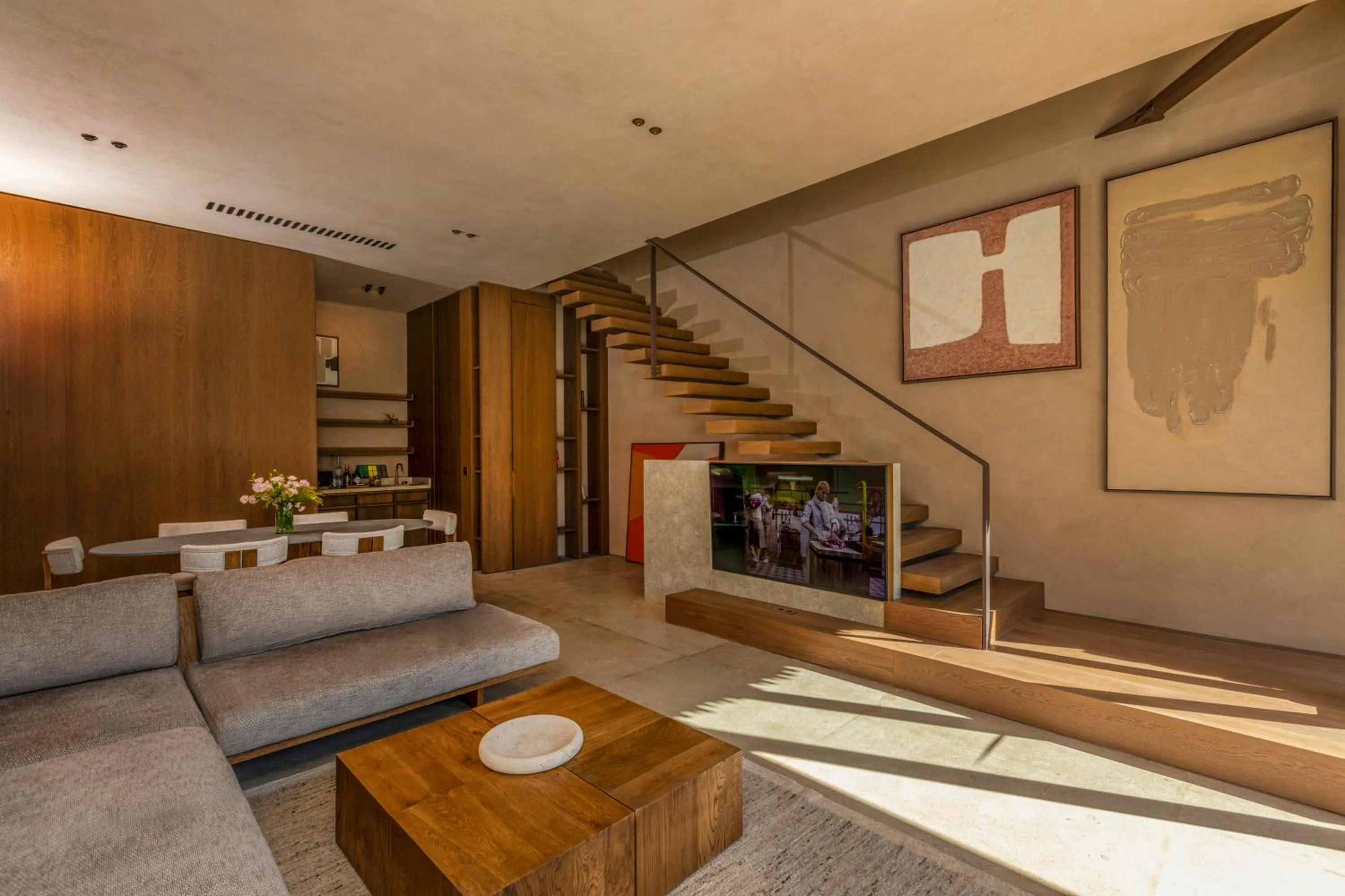 Living room in Lujo Hotel Bodrum