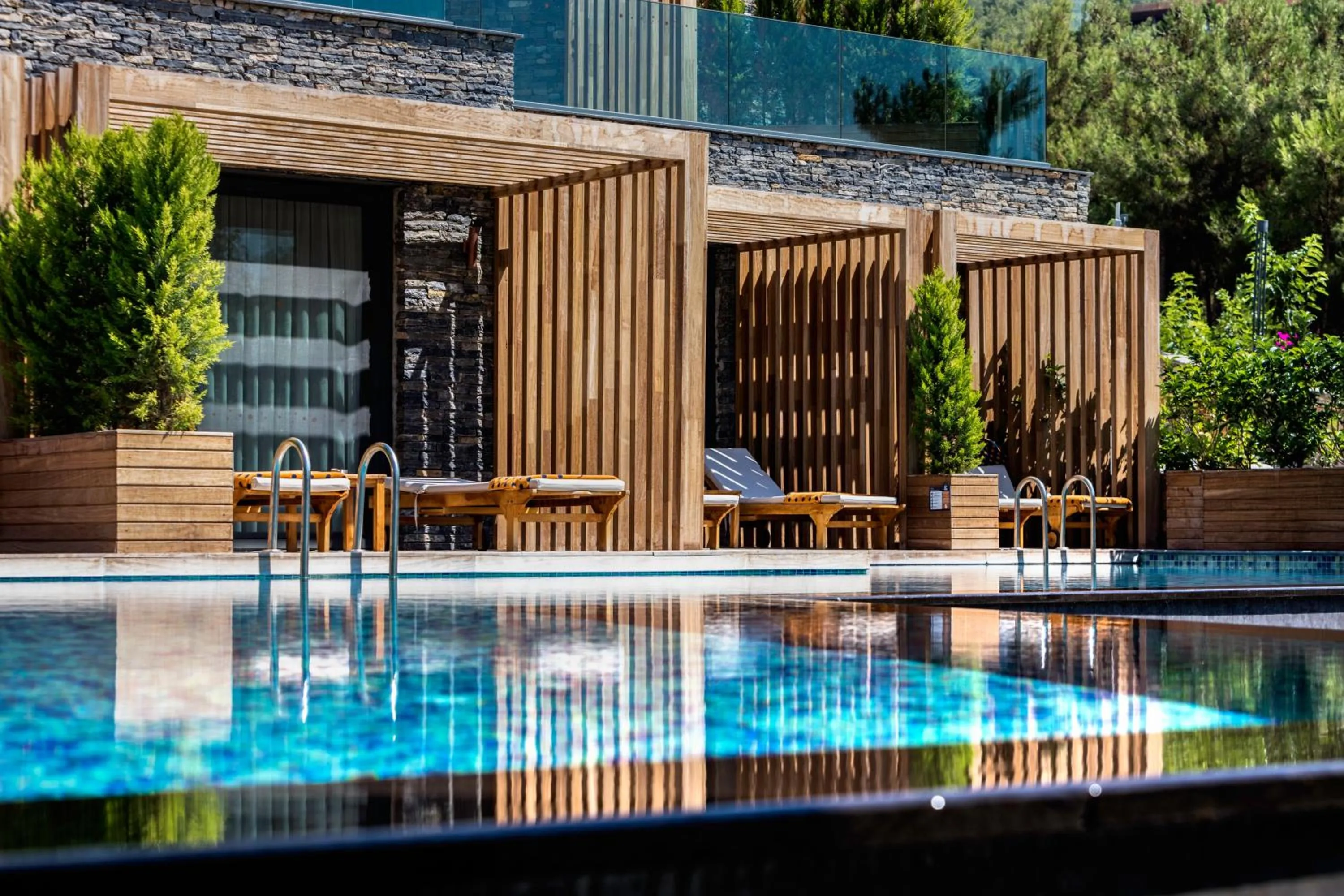 Patio in Lujo Hotel Bodrum