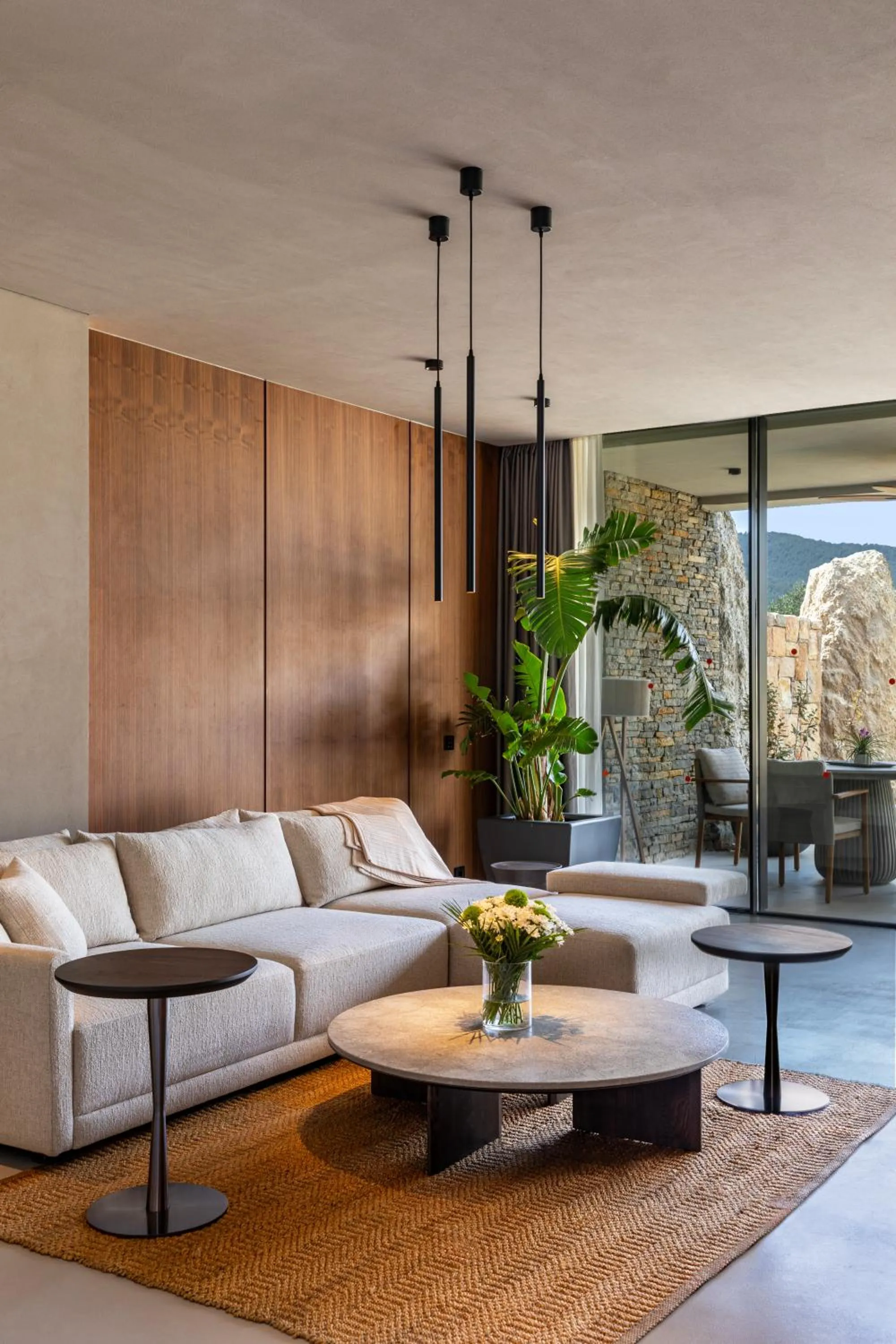 Living room in Lujo Hotel Bodrum