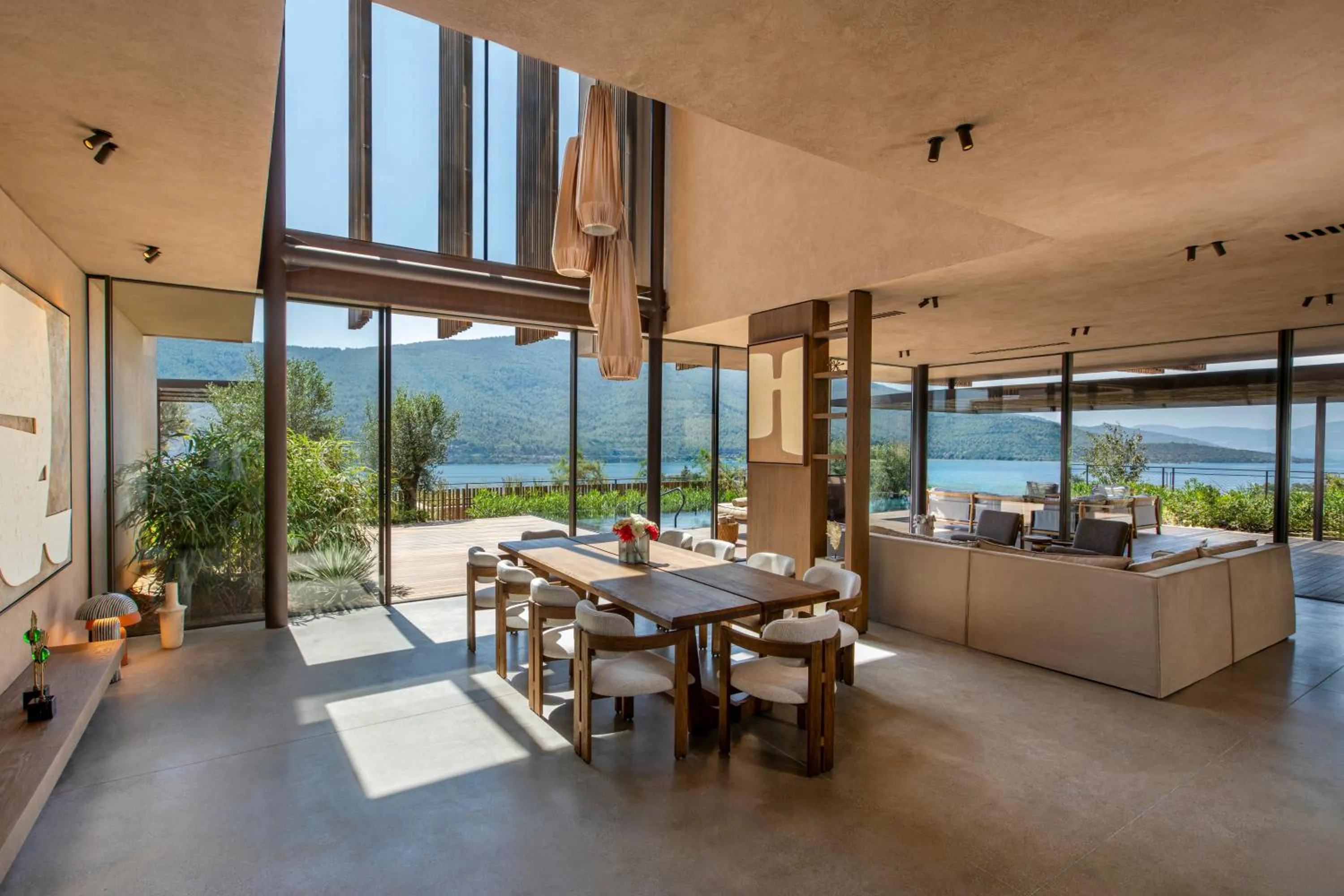 Living room in Lujo Hotel Bodrum