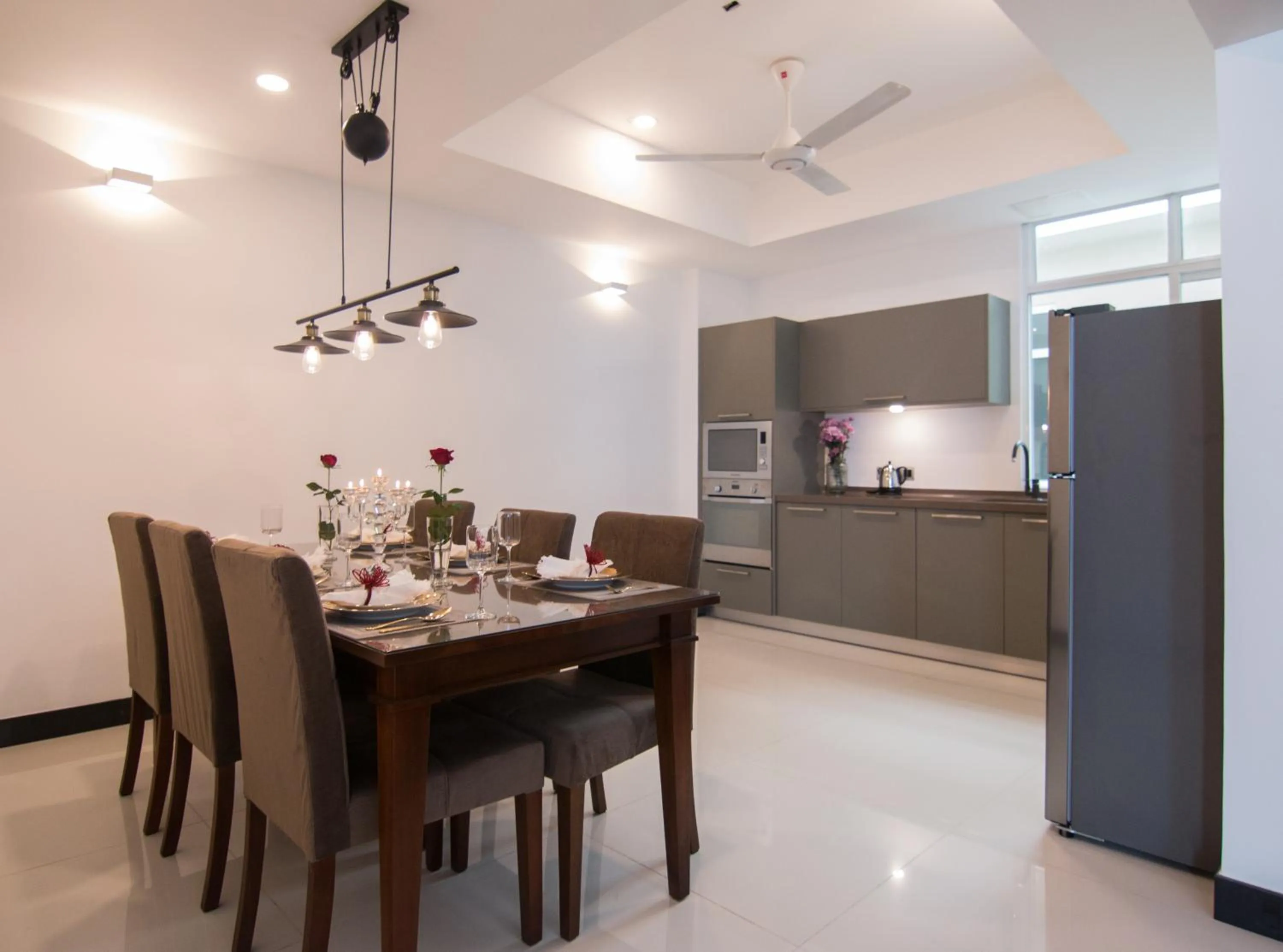 Dining area in Rococo Residence