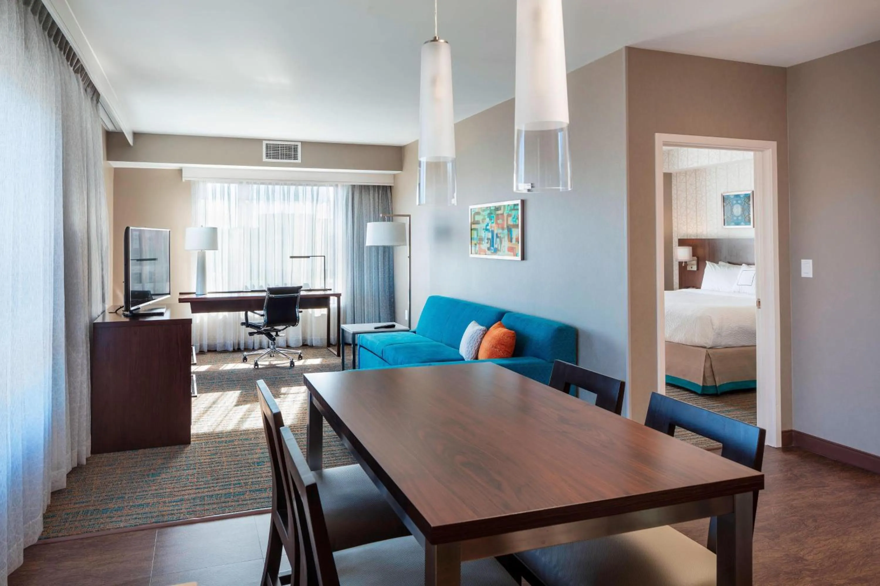 Living room in Residence Inn by Marriott Boston Burlington