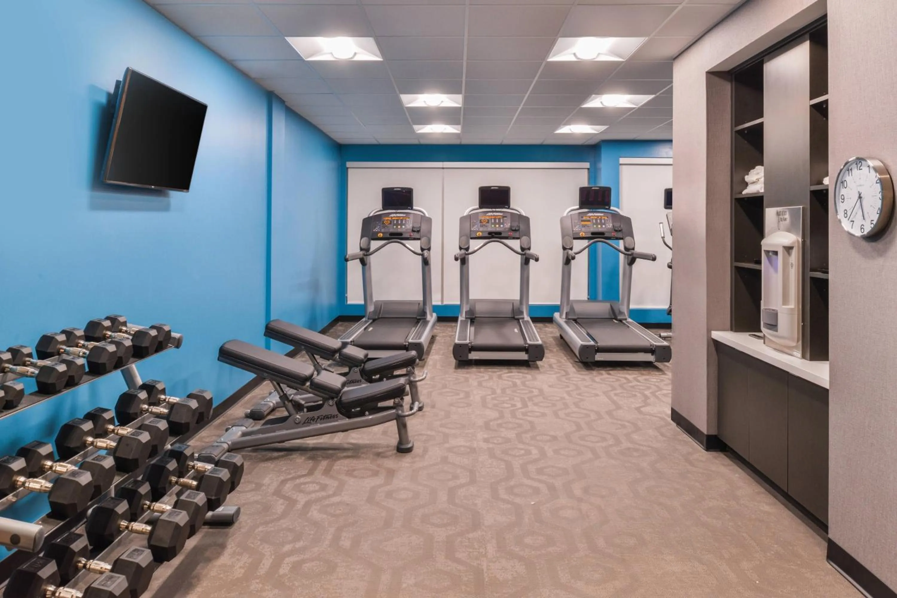 Fitness centre/facilities in Fairfield Inn & Suites by Marriott Coralville