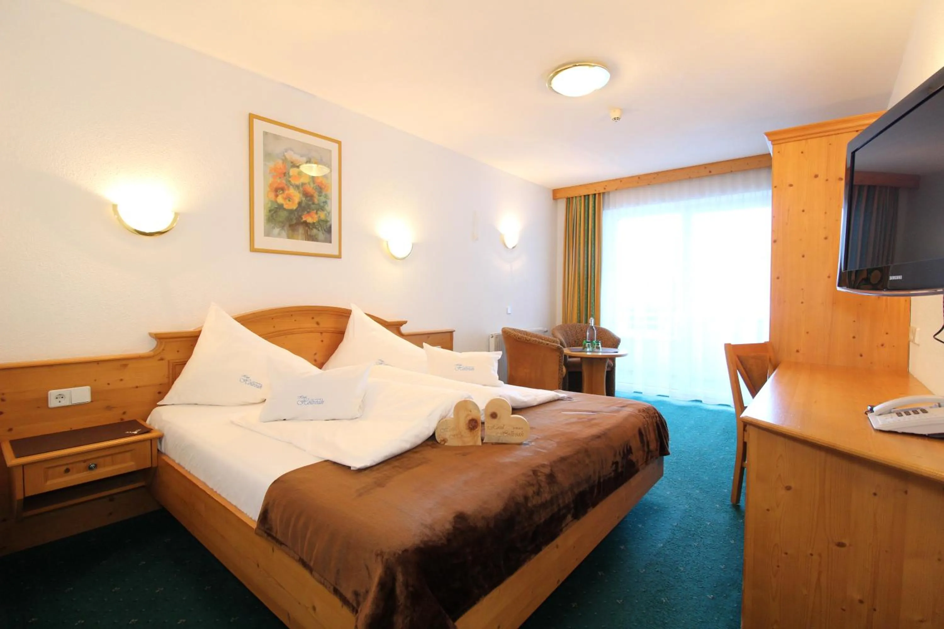 Bed in Hotel Höllroah