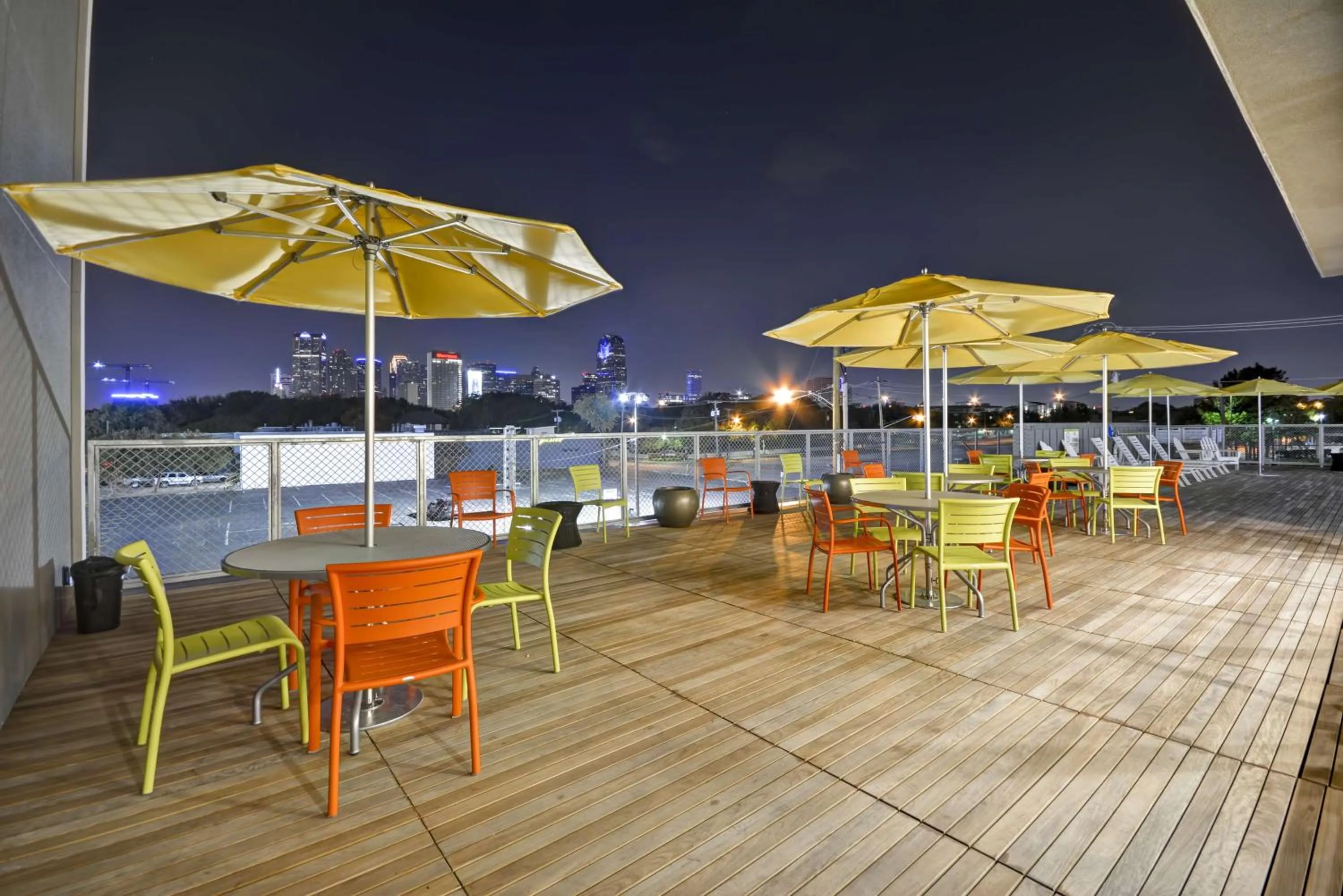 Patio in Home2 Suites by Hilton Dallas Downtown at Baylor Scott & White
