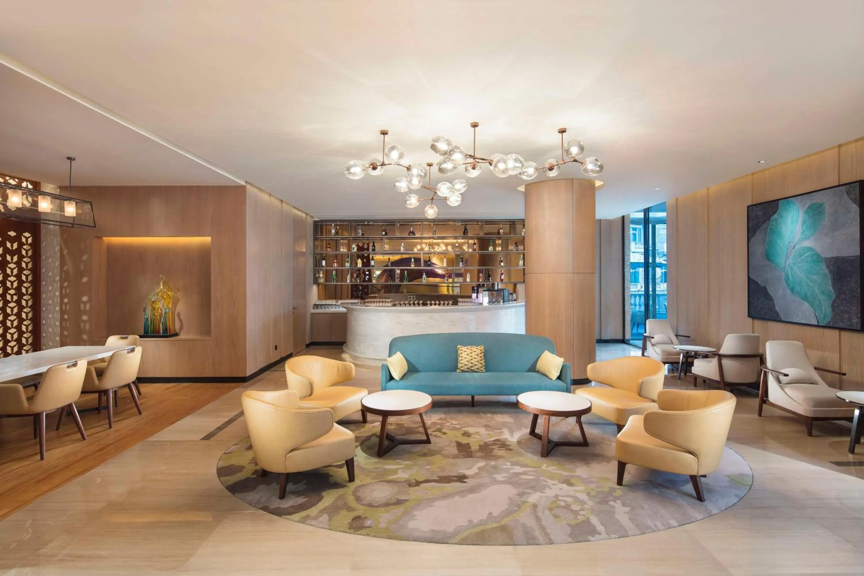 Lobby or reception in Hilton Garden Inn Hangzhou Lu'Niao