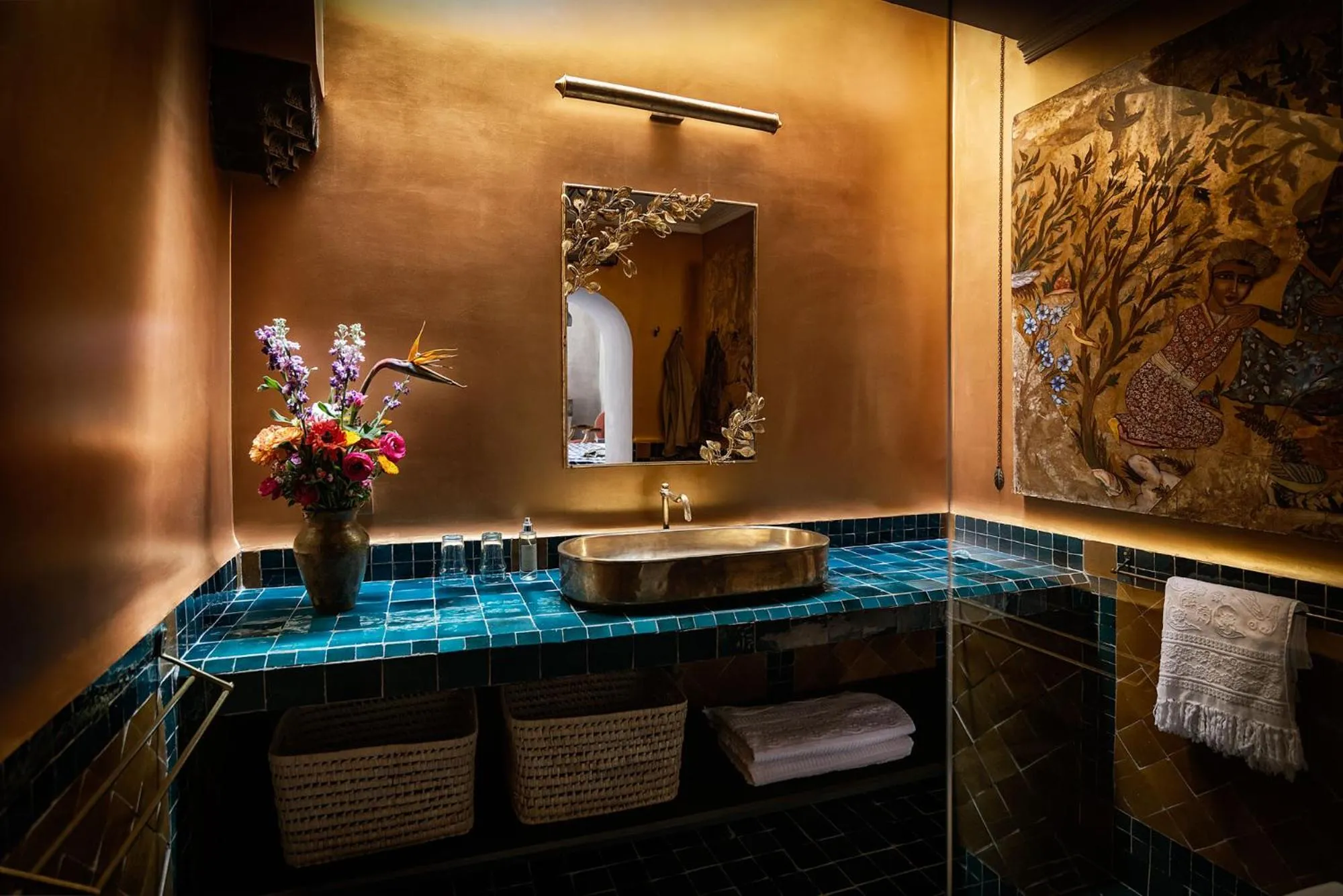 Bathroom in Riad Kbour & Chou