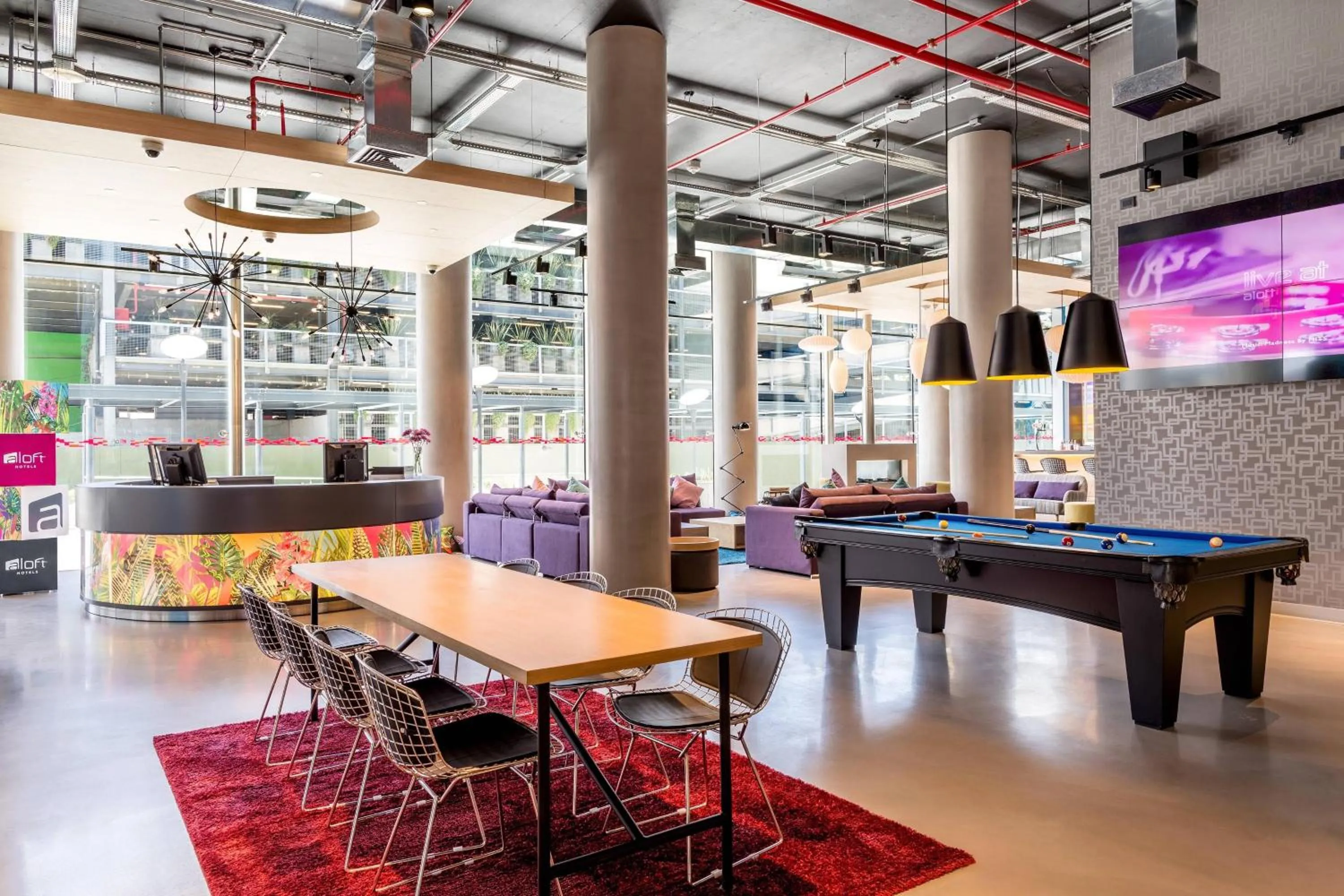 Lobby or reception in Aloft Montevideo Hotel - Marriott International