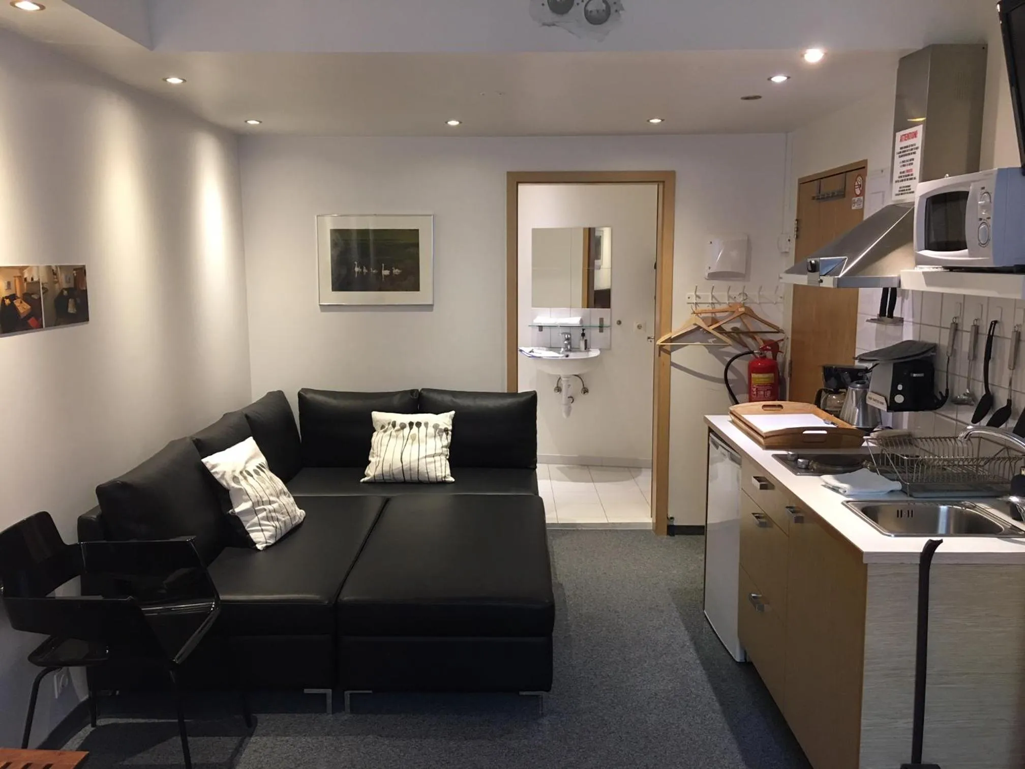 Kitchen or kitchenette in Downtown Reykjavík Apartments