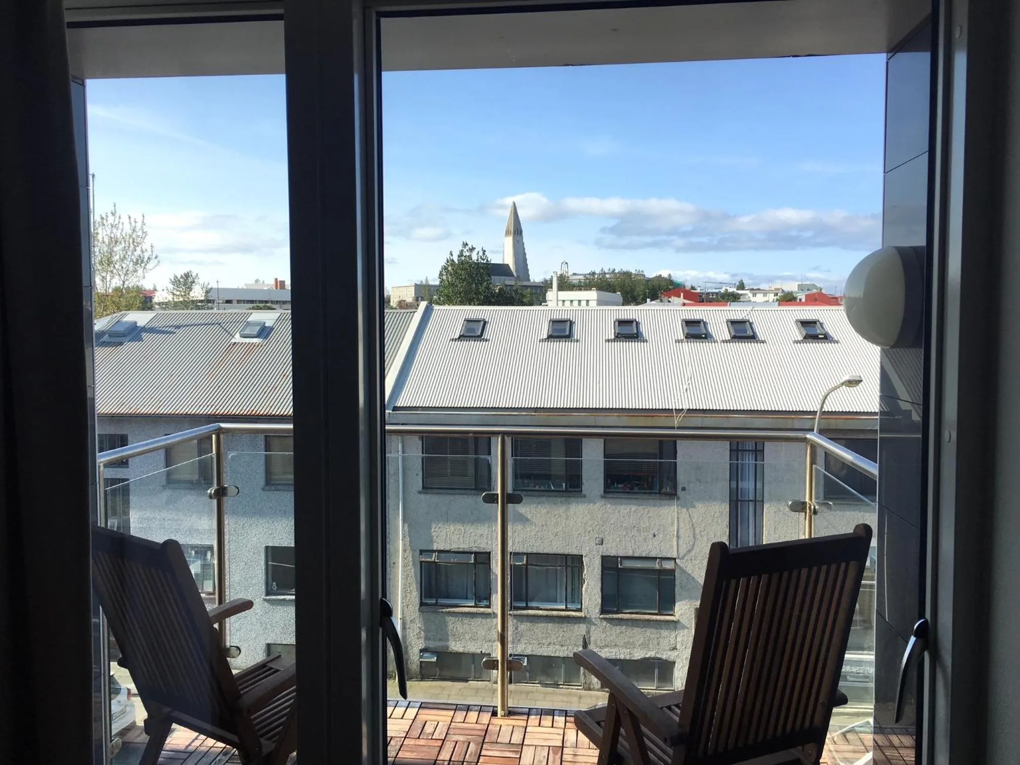 Balcony/Terrace in Downtown Reykjavík Apartments