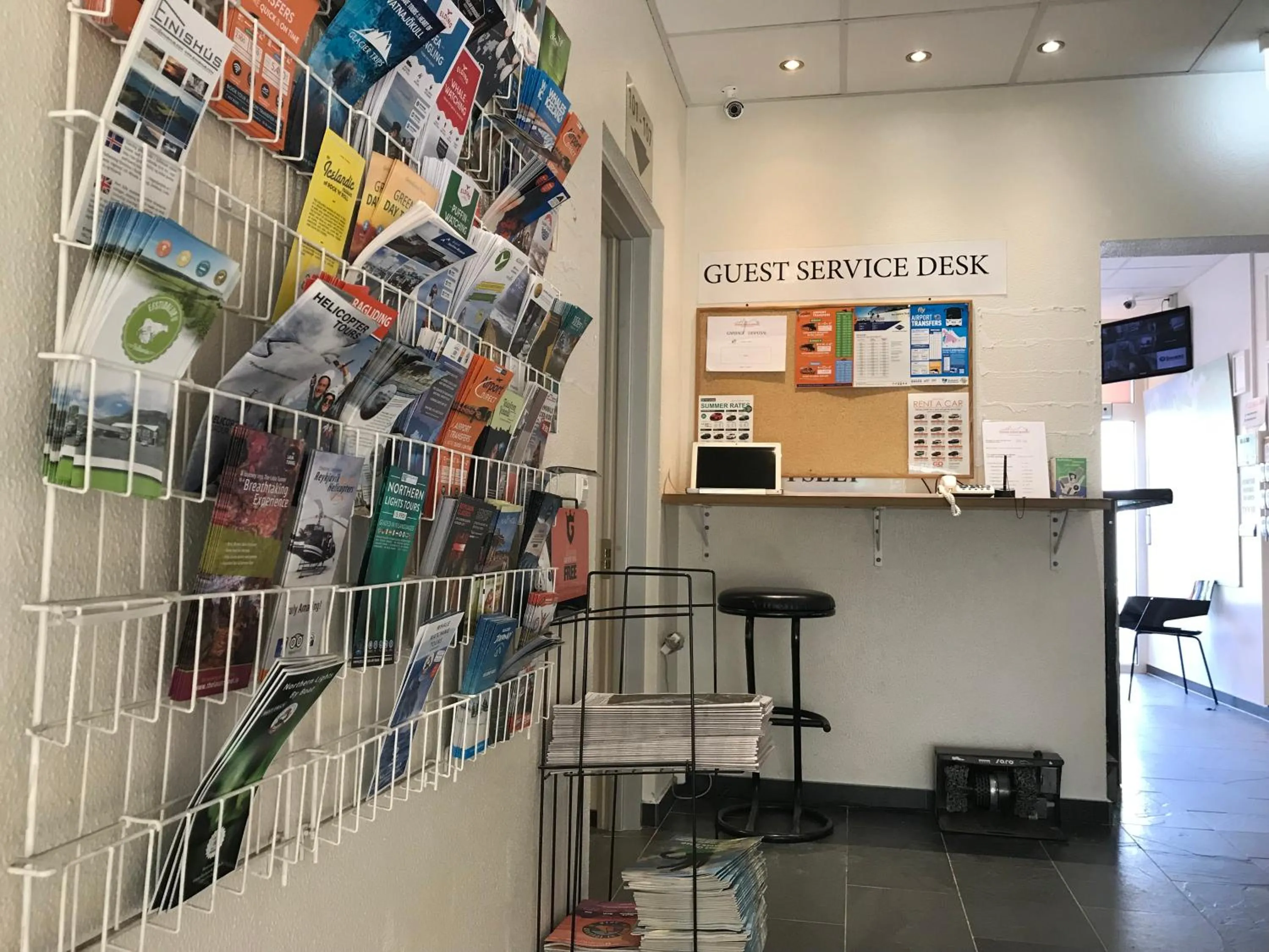 Lobby or reception in Downtown Reykjavík Apartments