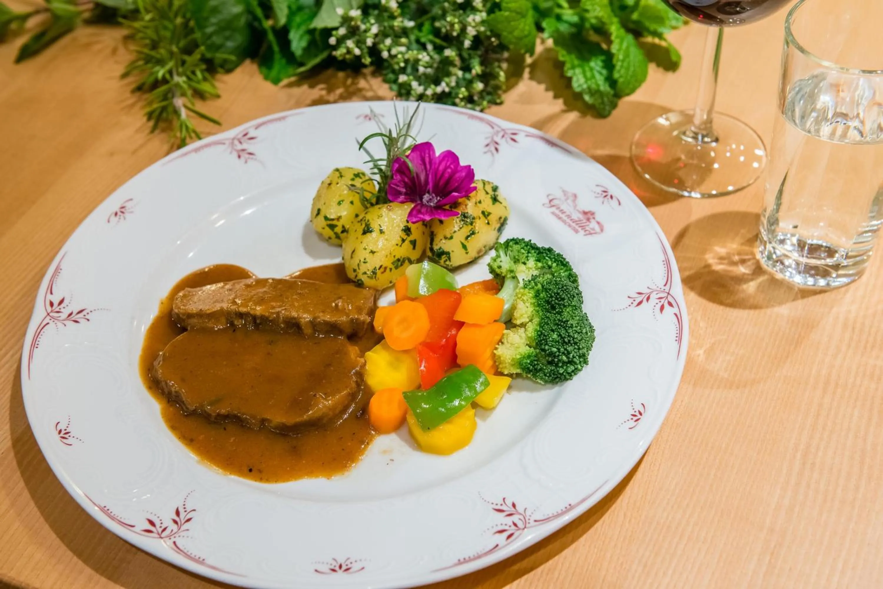 Food in Hotel Grundlhof