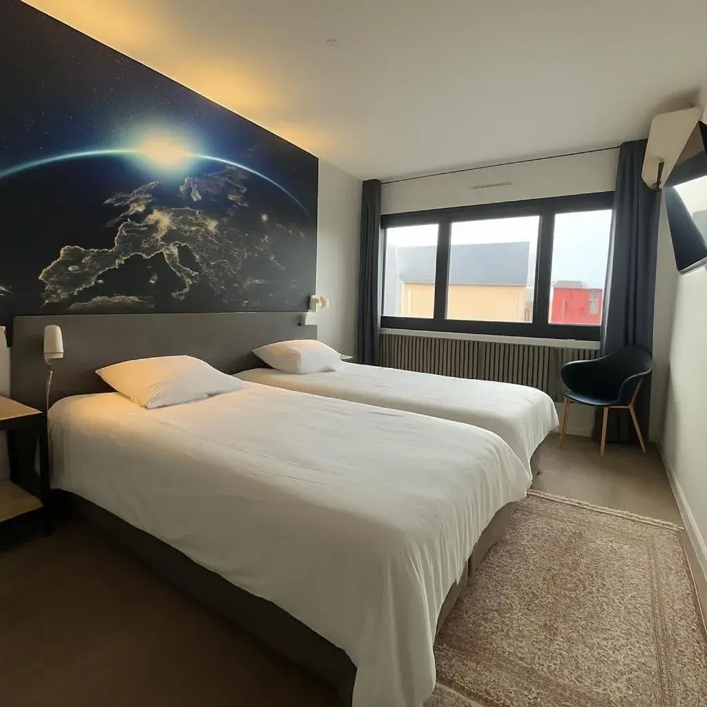 Twin Room - single occupancy in Savoie Hotel aux portes de Genève Twin Room - single occupancy in Savoie Hotel aux portes de Genève