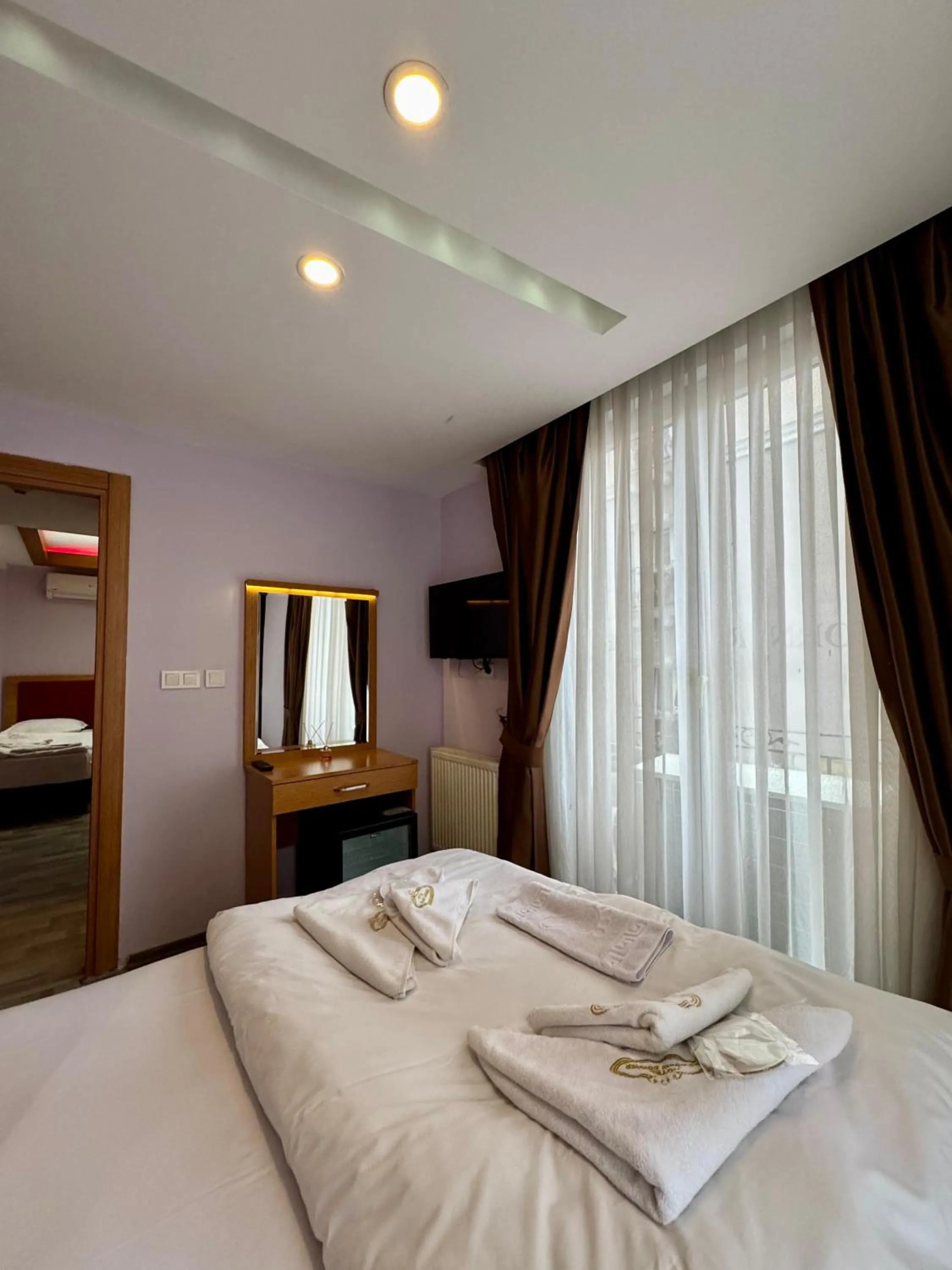 Bed in Gulhane Corner Hotel
