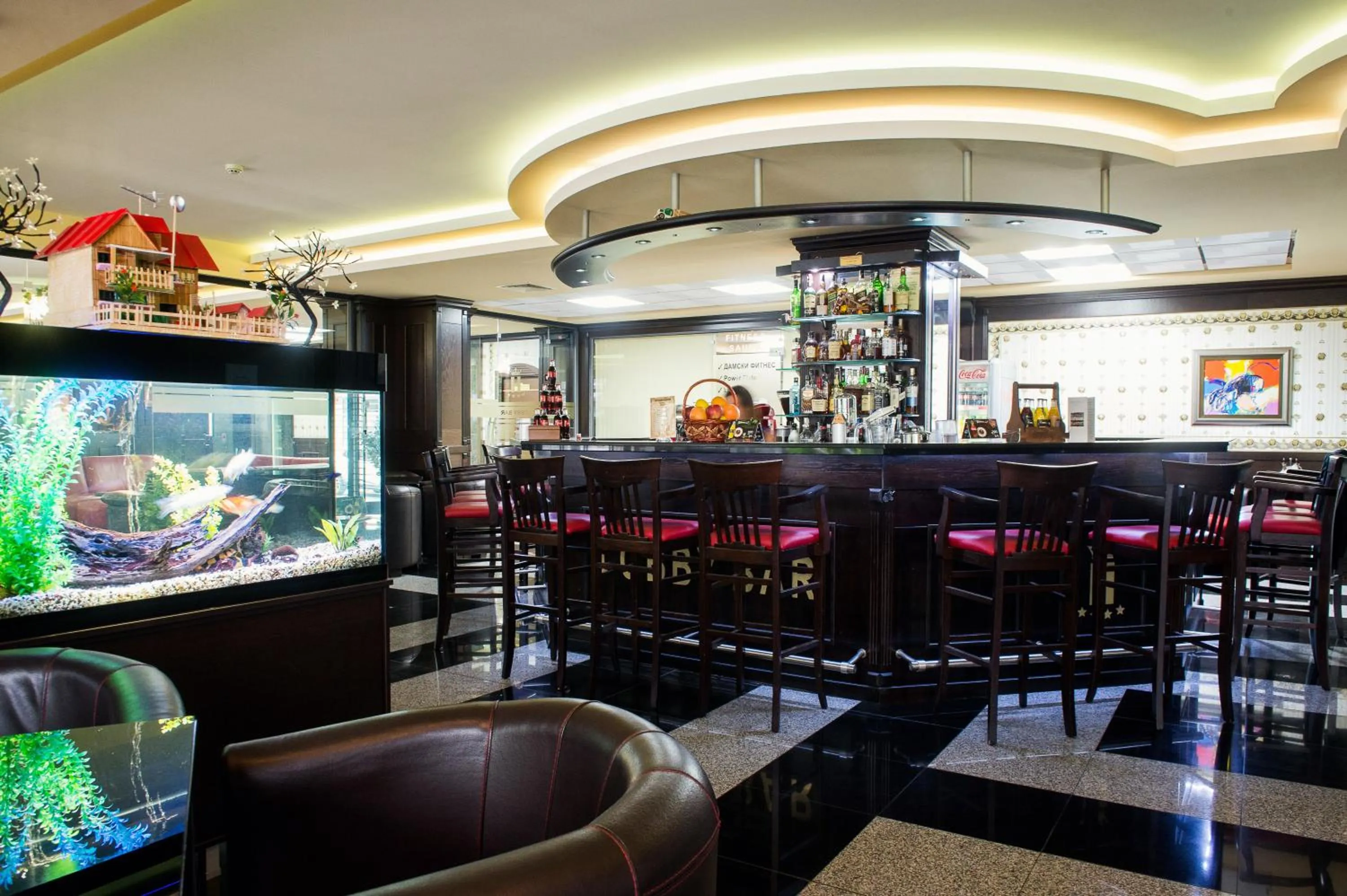 Lobby or reception in Grand Hotel Hebar