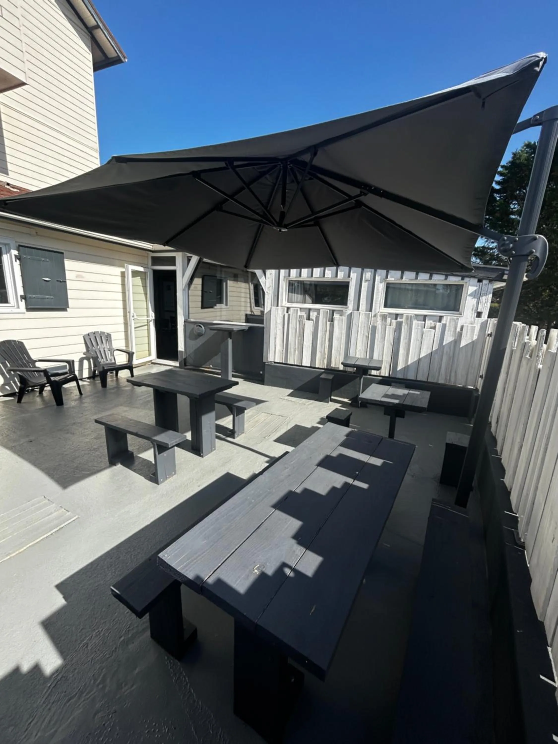 Patio in Hotel Wood Inn Bordeaux Aéroport