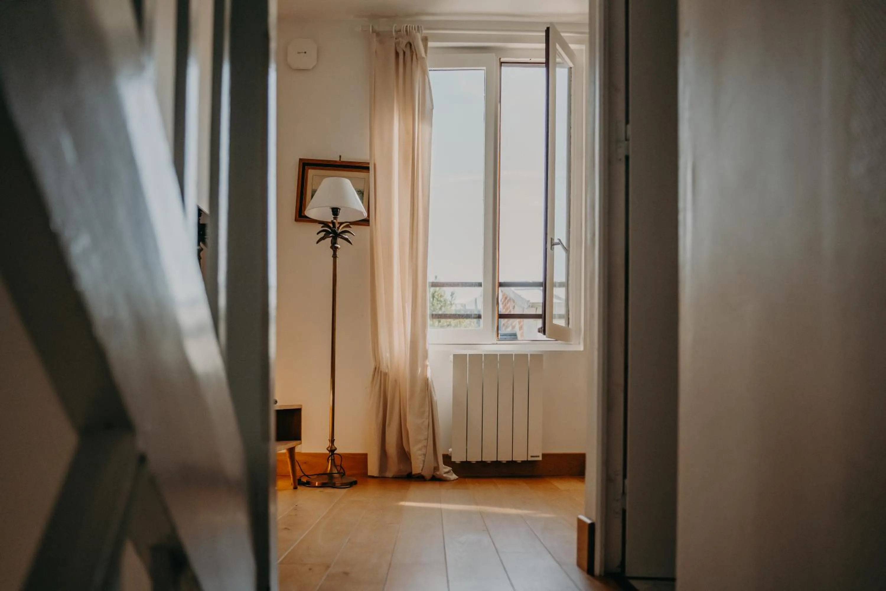 Living room, Bed in Les Cabines