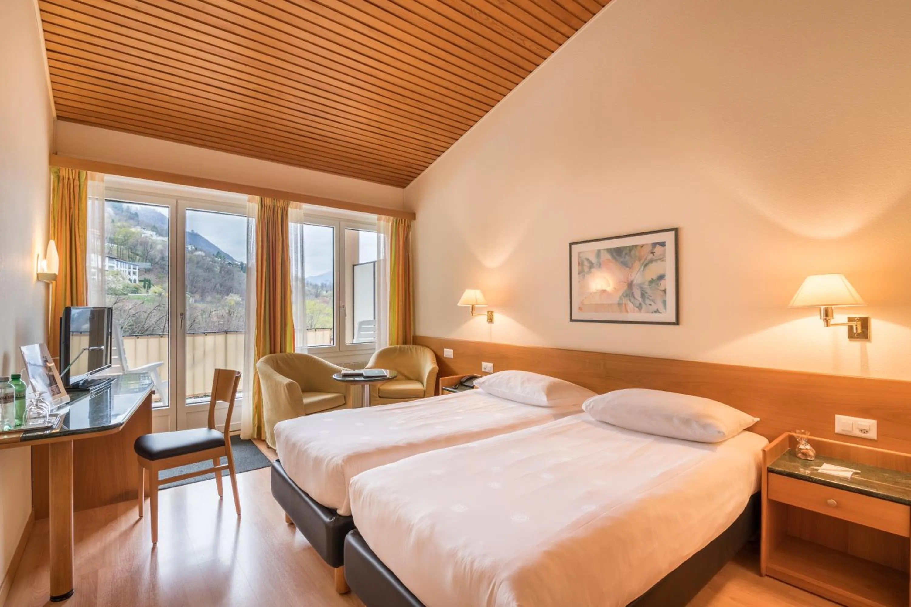 Bed in Bellavista Swiss Quality Hotel