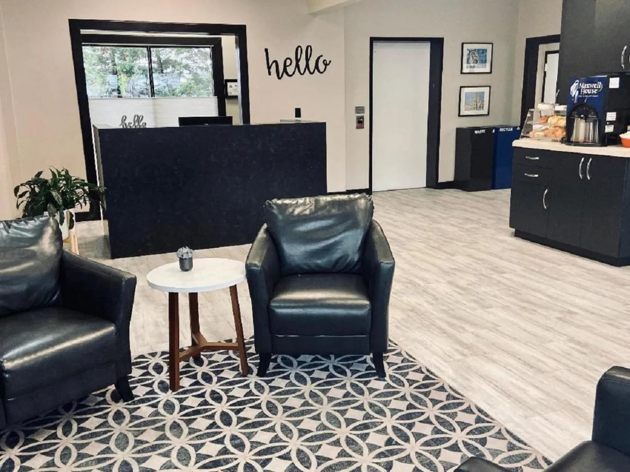 Lobby or reception in University Inn Duke