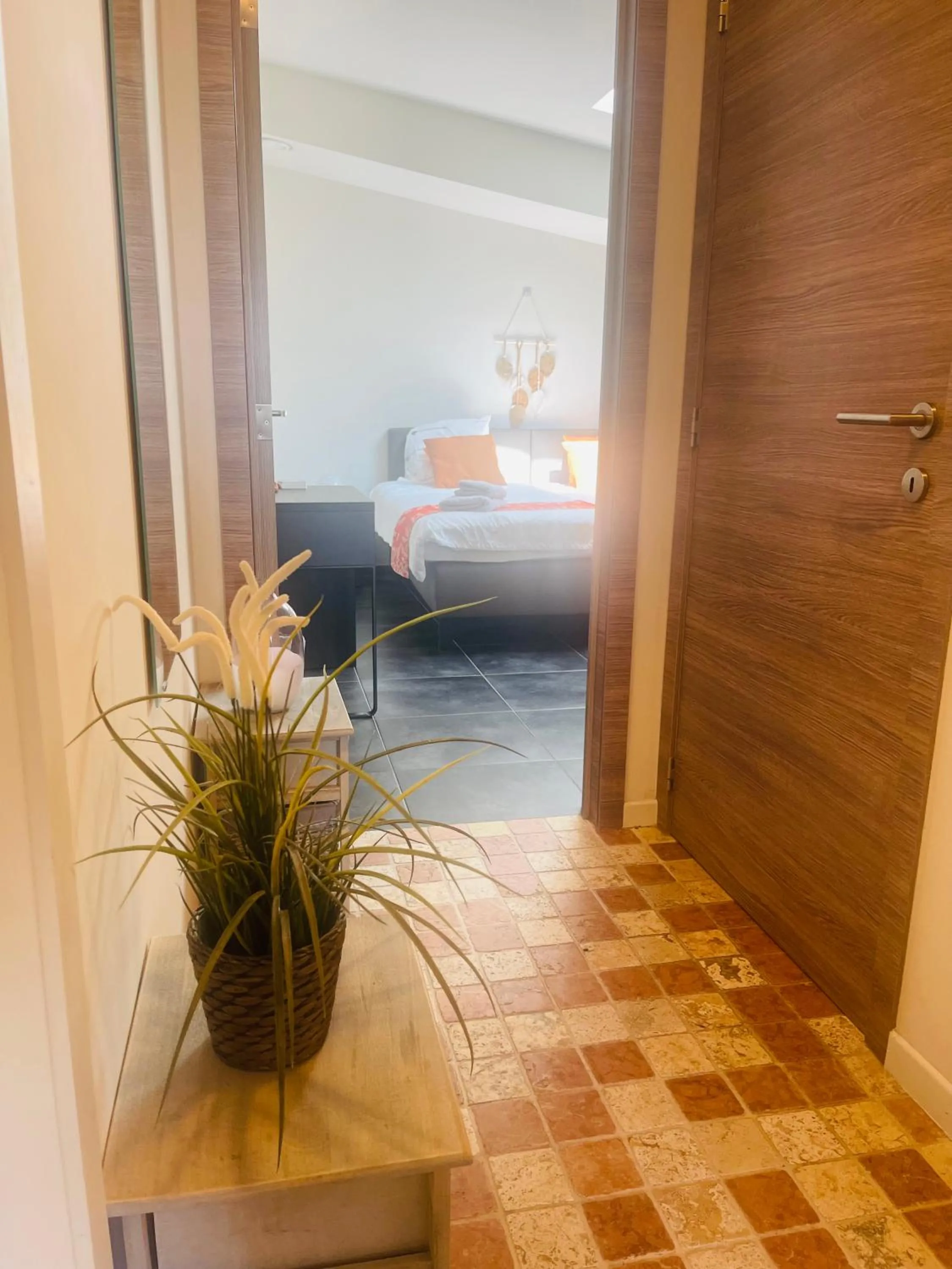 Bed in Equus B&B